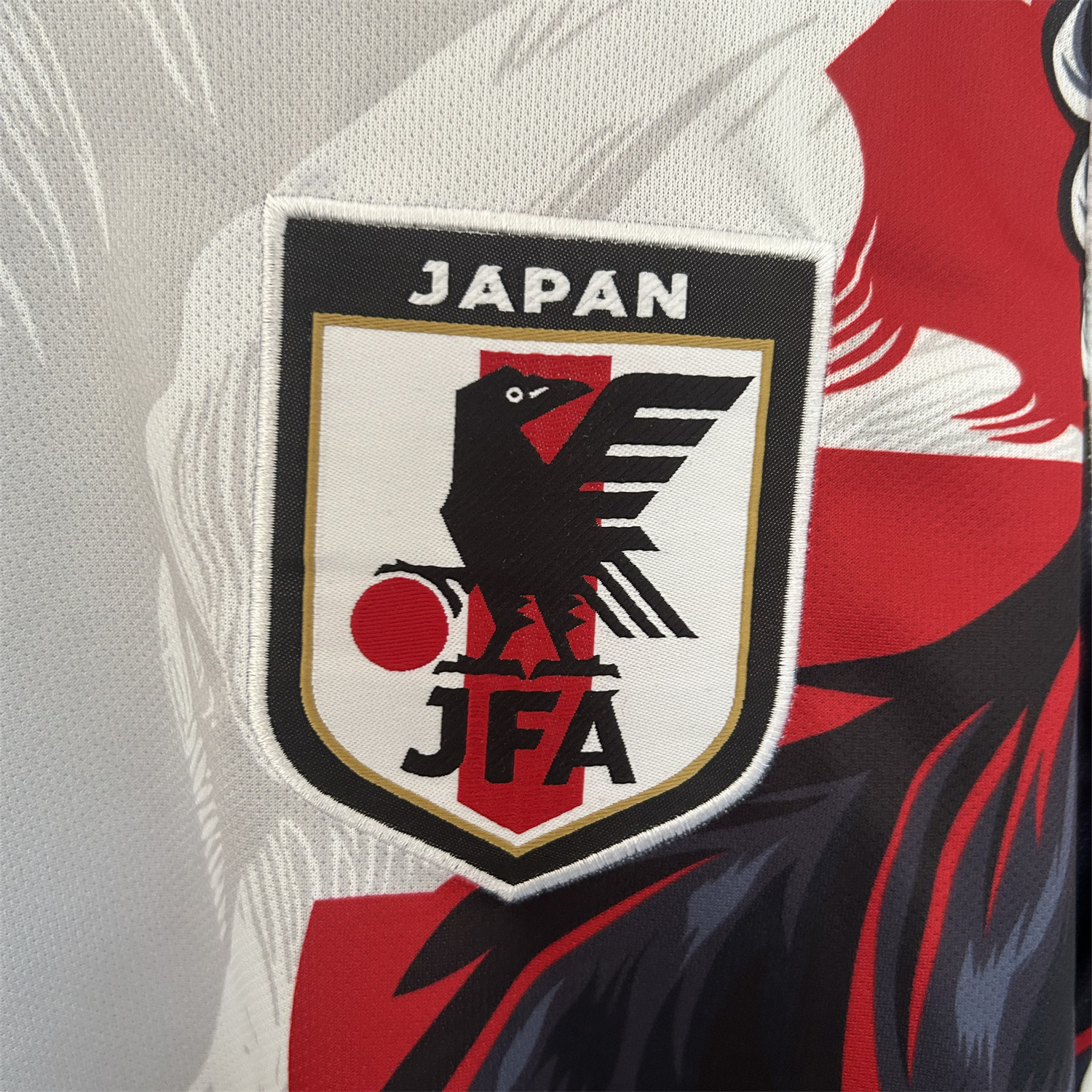 foot-Japan 25-26 Black Wolf Fur White Special Jersey - Fans Version