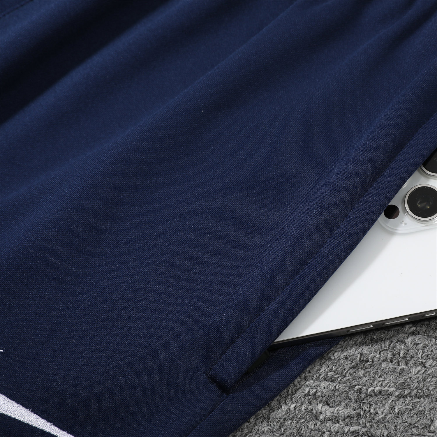 foot-Pumas UNAM 25-26 POLO Short-Sleeve Training Set - Deep Blue Top and Pants