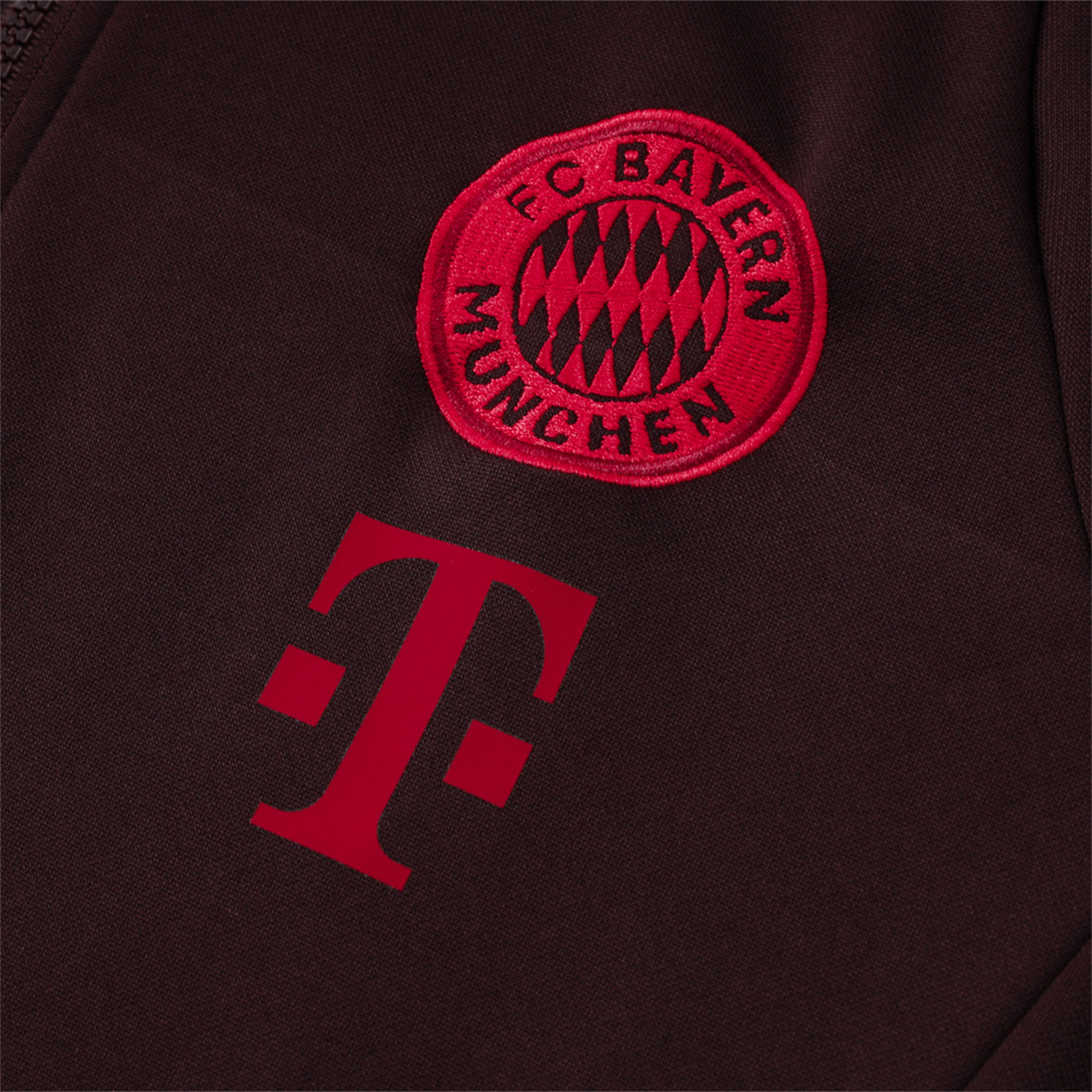 foot-Bayern Munich 24-25 Long Sleeve Training Set - Dark Red