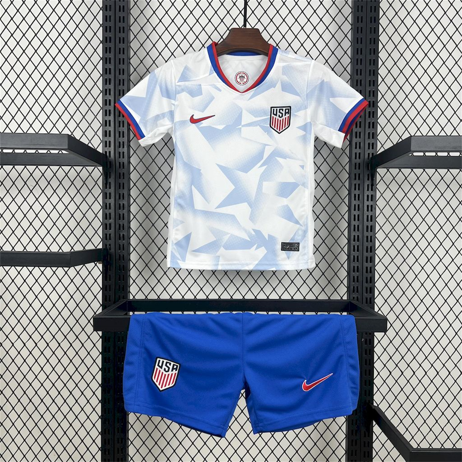 foot-United States USA 25-26 Home White Kids Kit