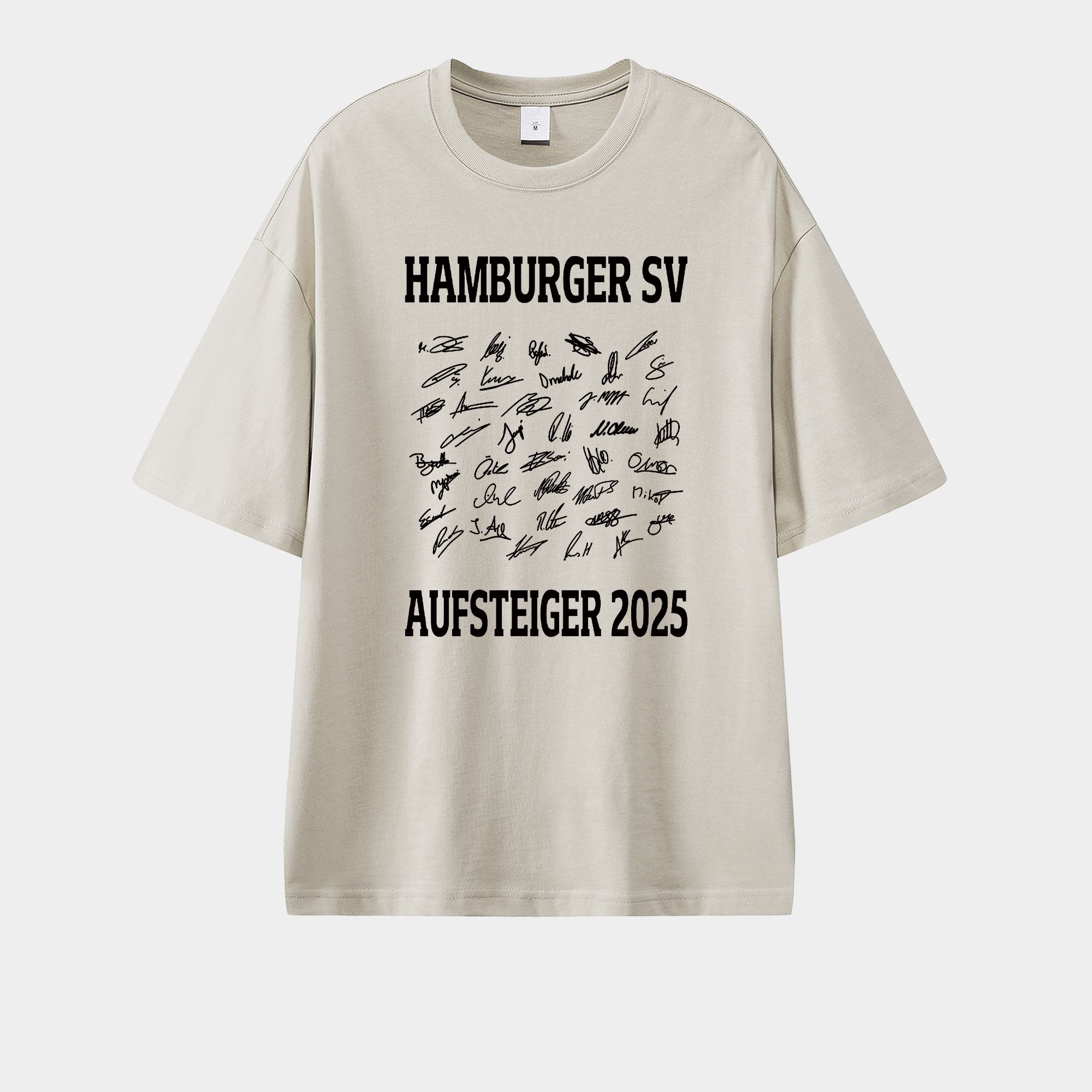 foot-Hamburger SV AUFSTIEG 2025 Team Signatures Unisex Pure Cotton T-shirt