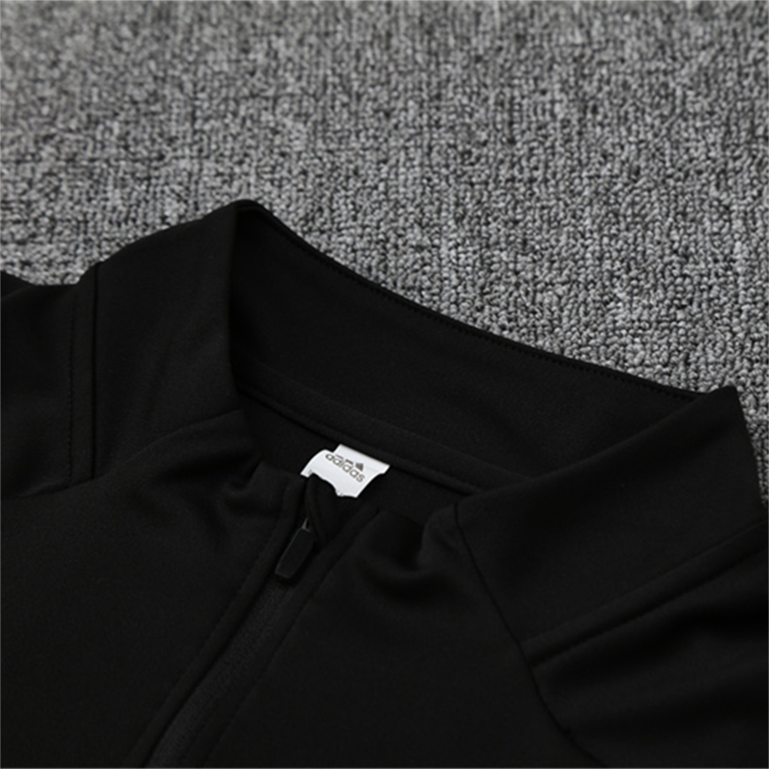 foot-INT M.A.M 25-26 Kid Long Sleeves Training Set - Black Top & Black Pants