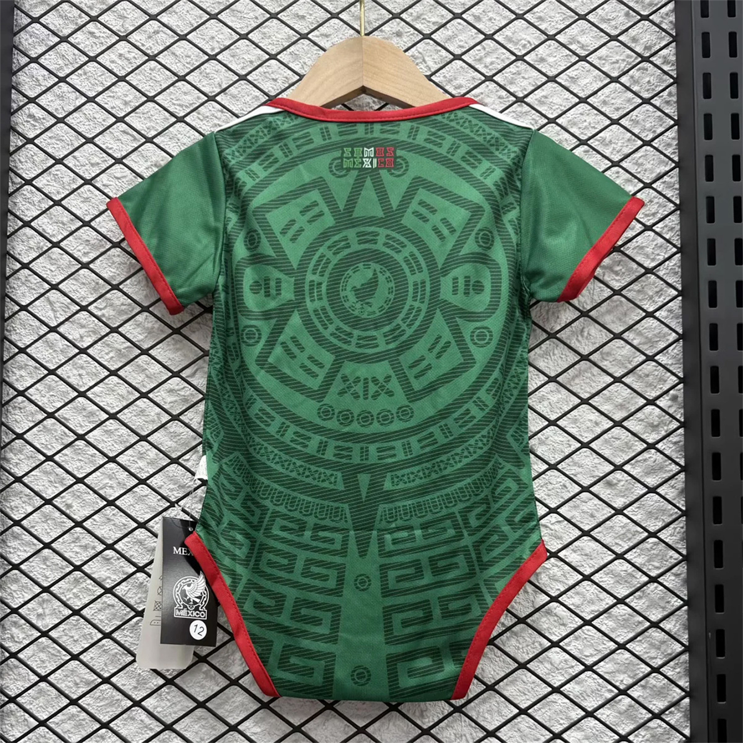 Unitedfootballkit.com | Mexico 2026 Home Baby Crawling Suit -Customize Name, Number and Patch | Worldwide Shipping