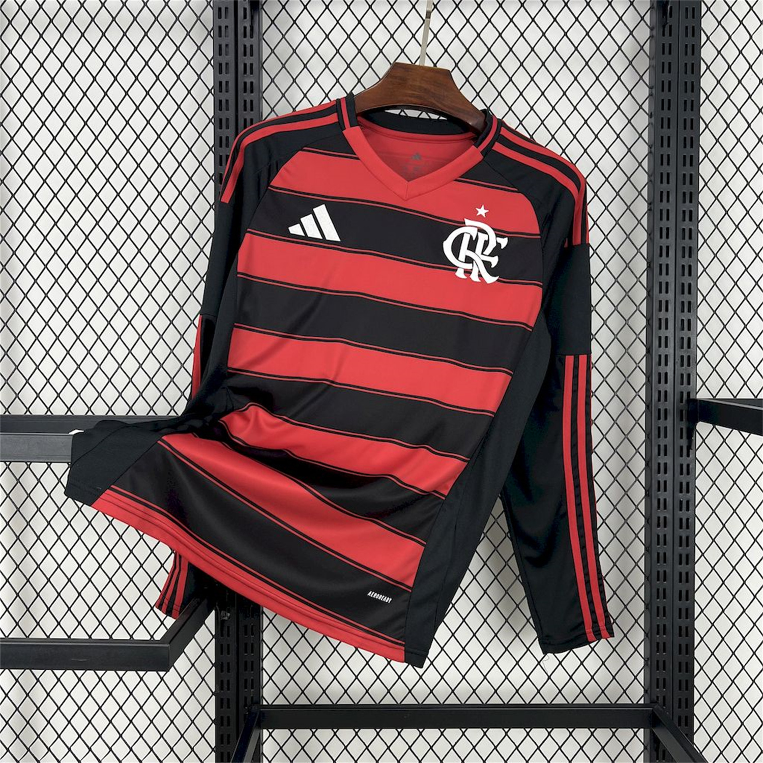 ManixJersey.com | Flamengo 25-26 Home Unsponsored Long Sleeves Jersey - Fans Version -Customize Name, Number and Patch | Worldwide Shipping