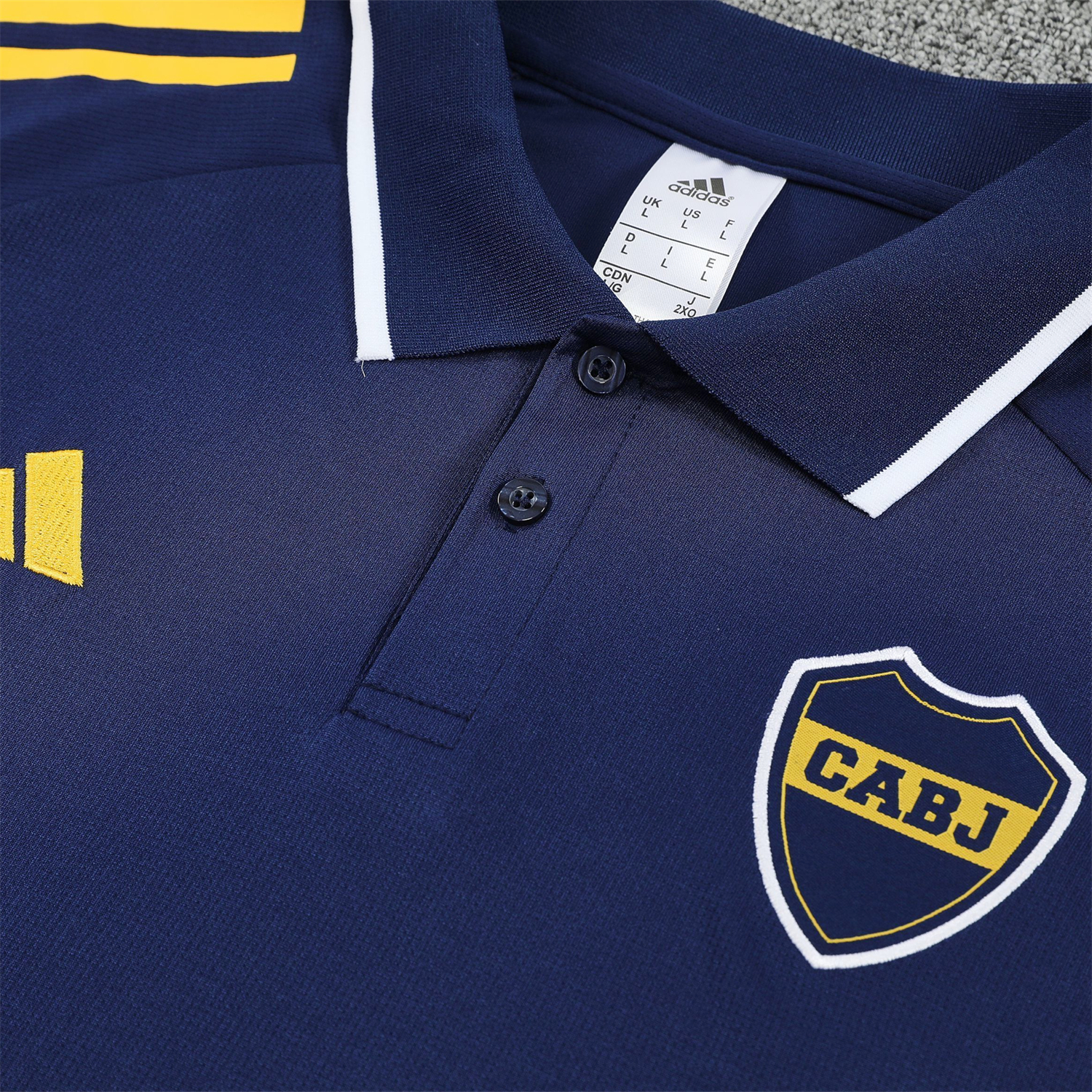 SIUjerseys-Boca Juniors 25-26 POLO Short-Sleeve Training Set - Dark Blue Top & Shorts