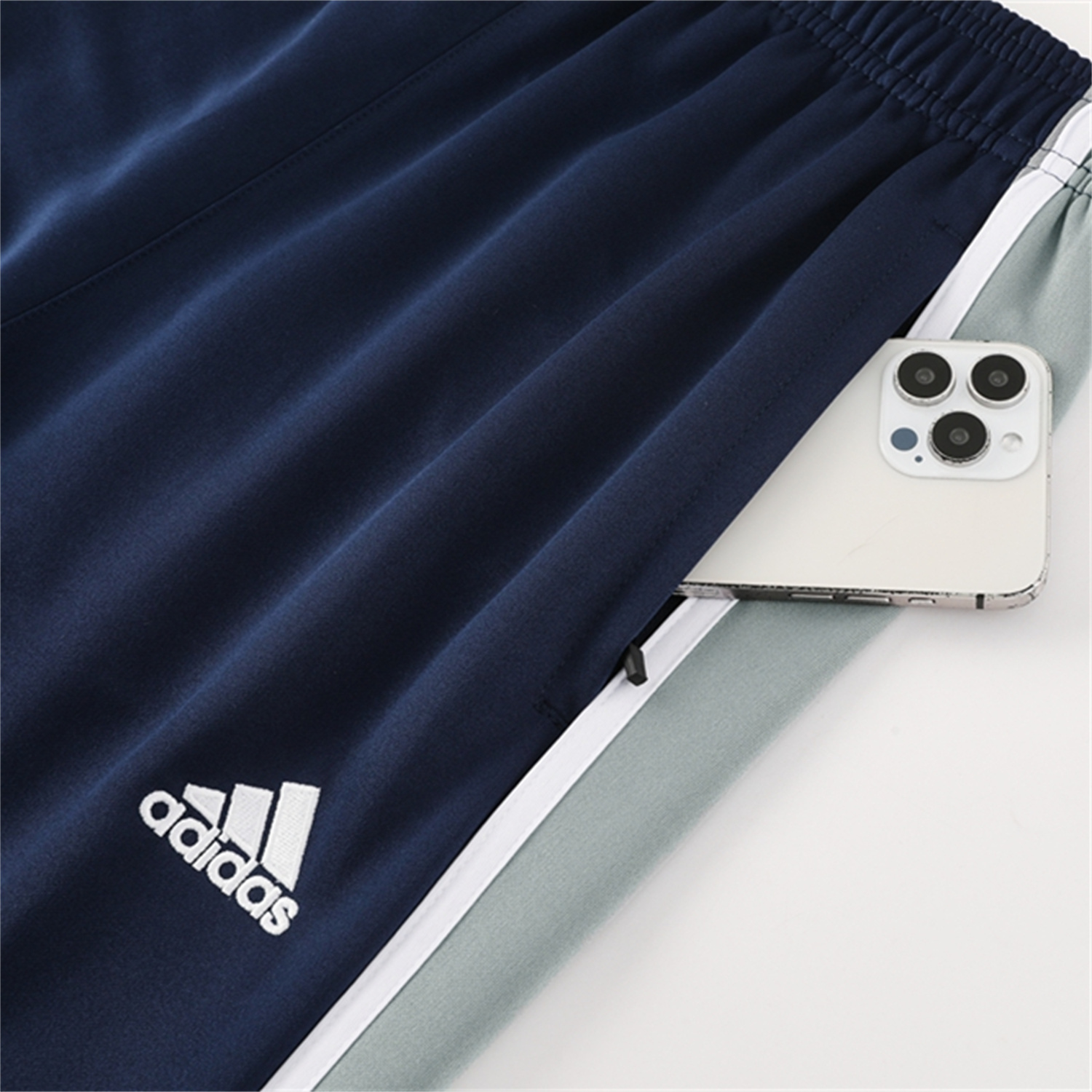 foot-Real Madrid 25-26 Jacket Training Tracksuit - Blue Grey Jackets & Pants