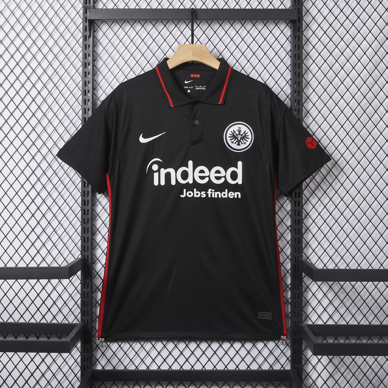foot-Retro Frankfurt 2021-22 Home Black Jersey