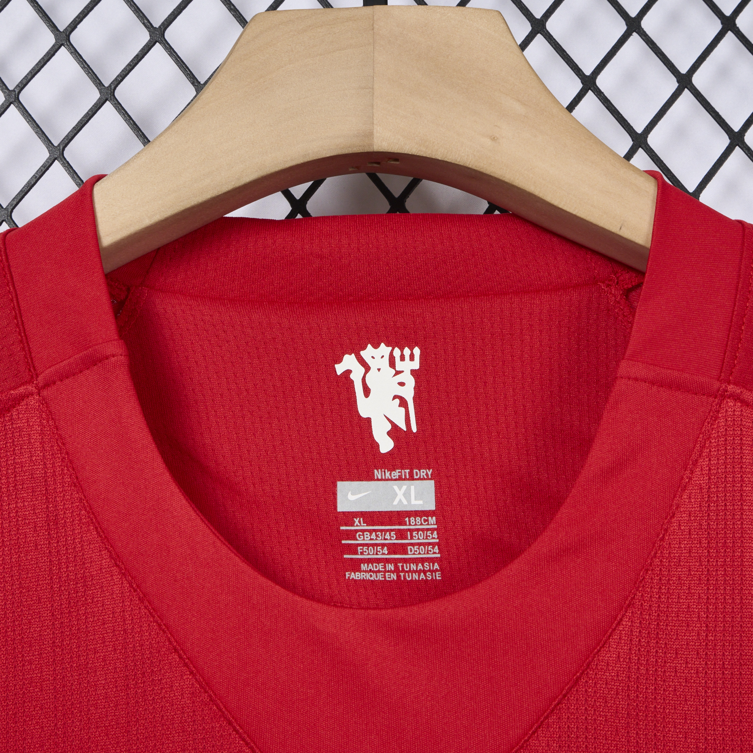 Funinjersey-Retro Manchester United 2007-09 Home Jersey