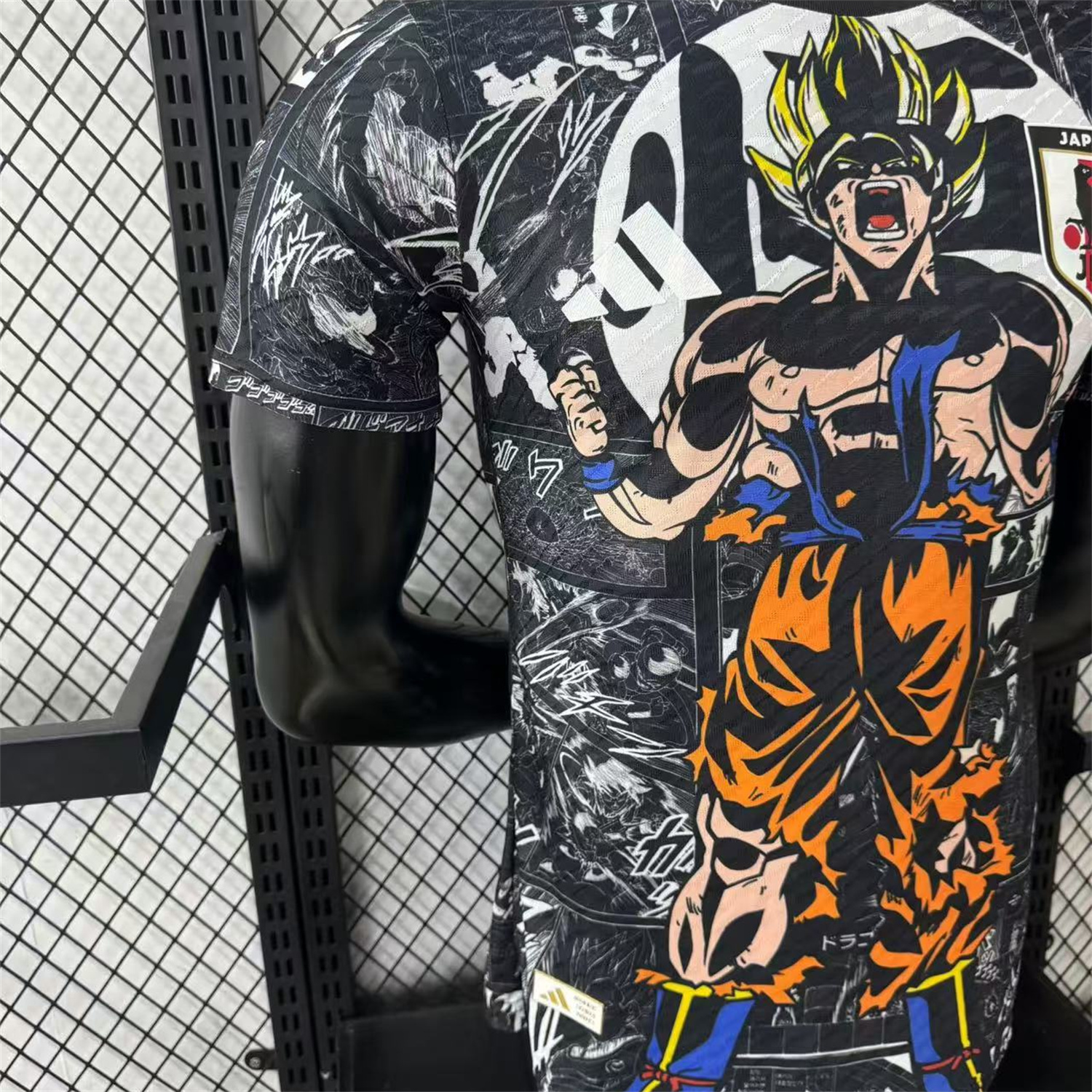 foot-Japan 25-26 Muscle Saiyan Black Special Jersey - Player Version