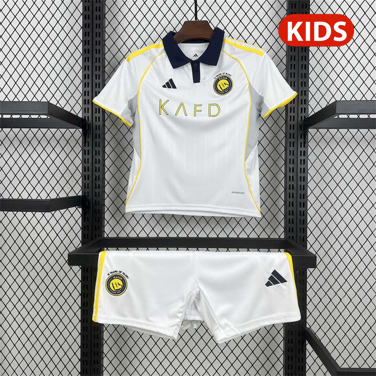 foot-Al Nassr Riyadh Victory 25-26 Third Kids Kit