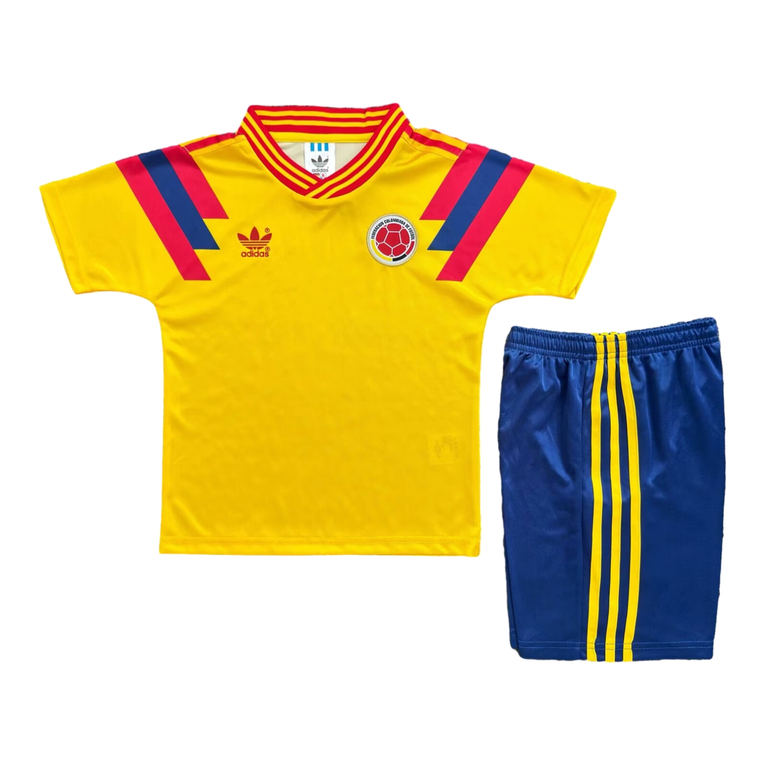 foot-Retro Colombia 1990 Home Kids Kit