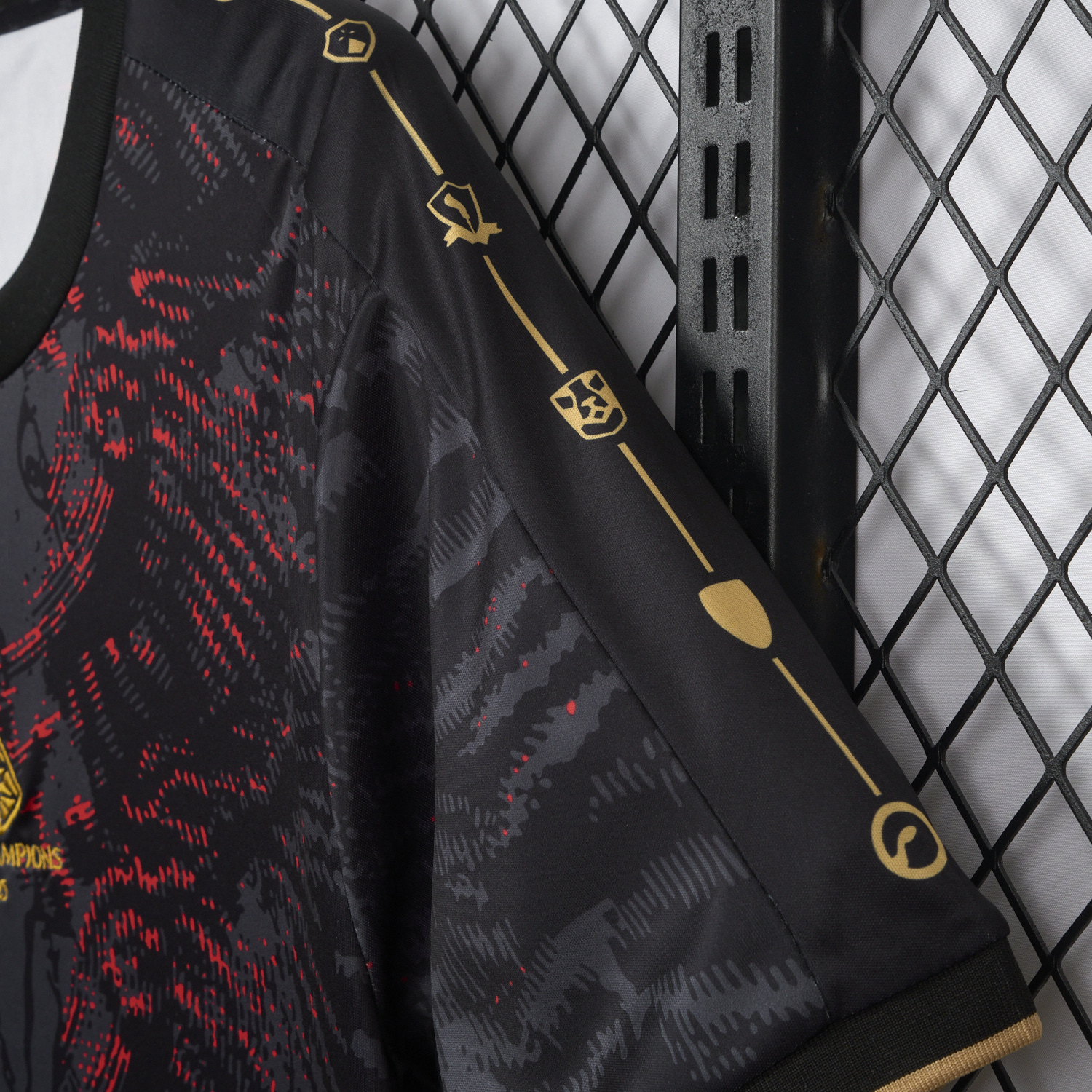 foot-Paris Saint-Germain PSG 25-26 Champions League Commemorative Edition Black Red Eiffel Tower T-shirts