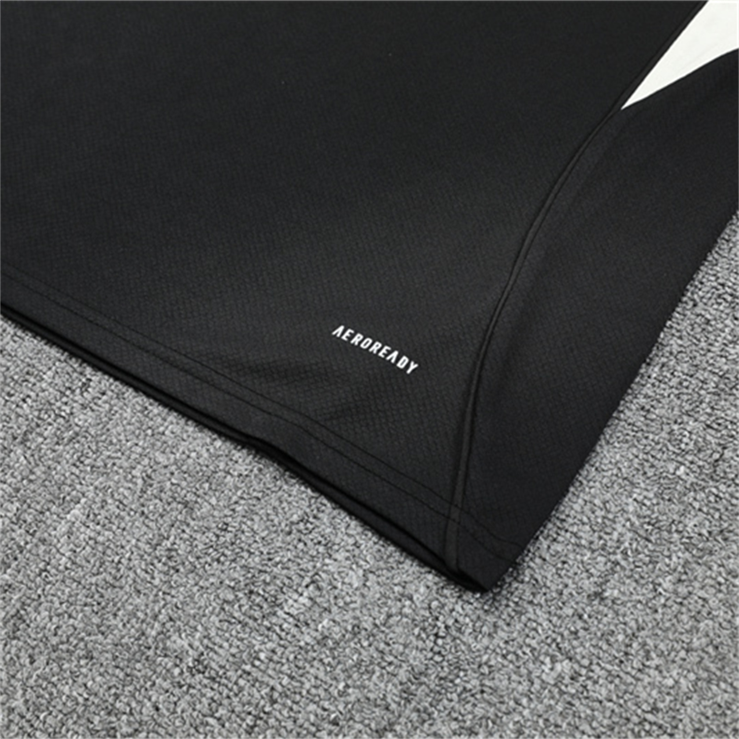 foot-Liver.pool 25-26 Short-Sleeve Training Set - Black Top & Black Shorts