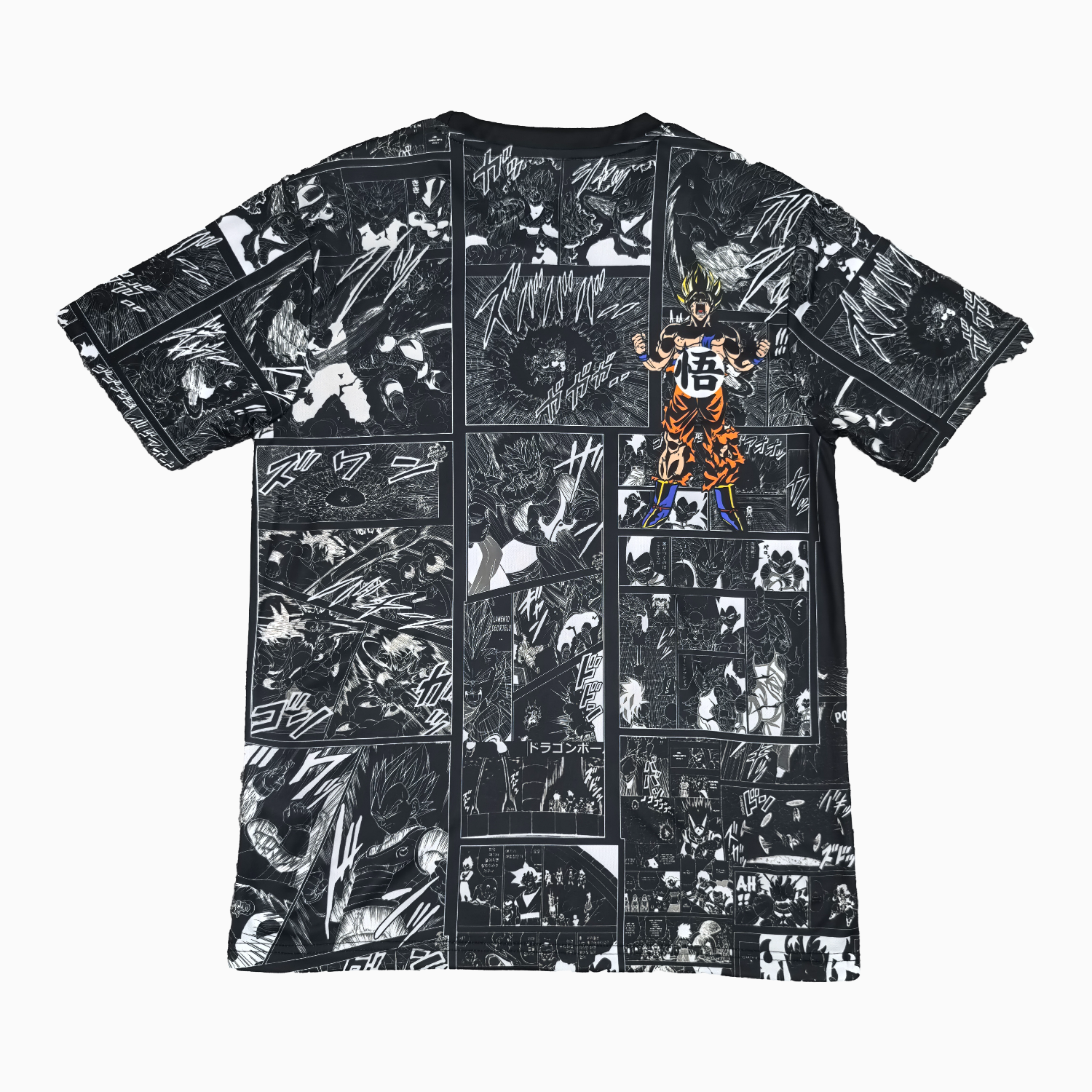 foot-Japan 25-26 Son Goku Super Saiyan Black Jersey - Fans Version