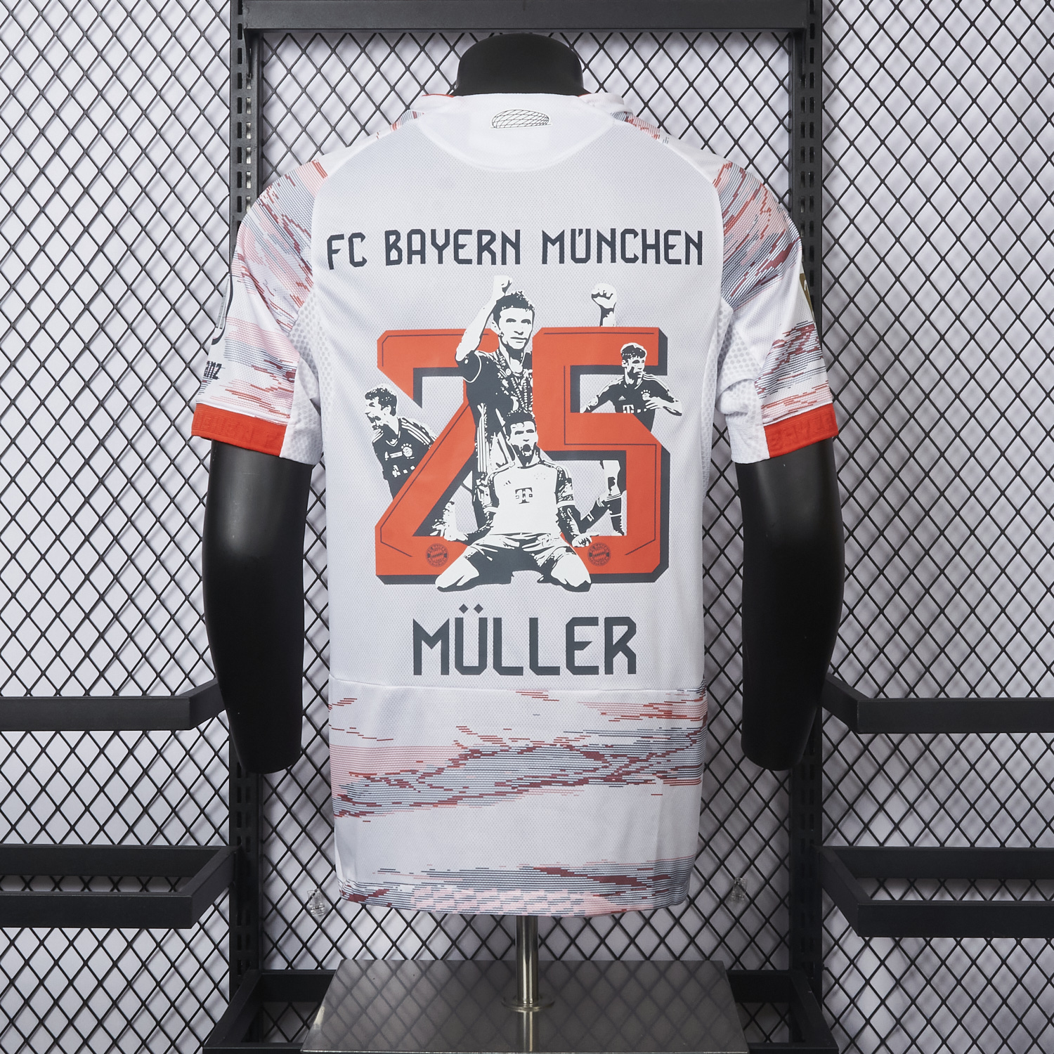 foot-【MÜLLER 25 Pattern】Bayern Munich 25-26 Away Jersey - Player Version