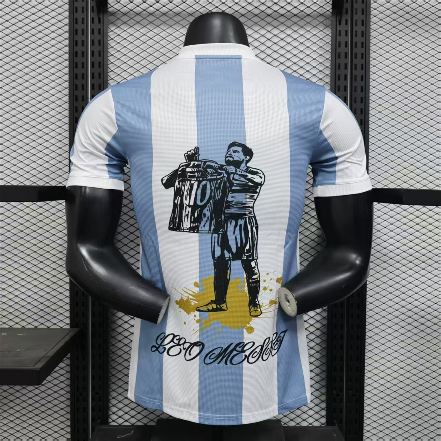 foot-Argentina 25-26 50th Anniversary Messi Graffiti Special Jersey - Player Version