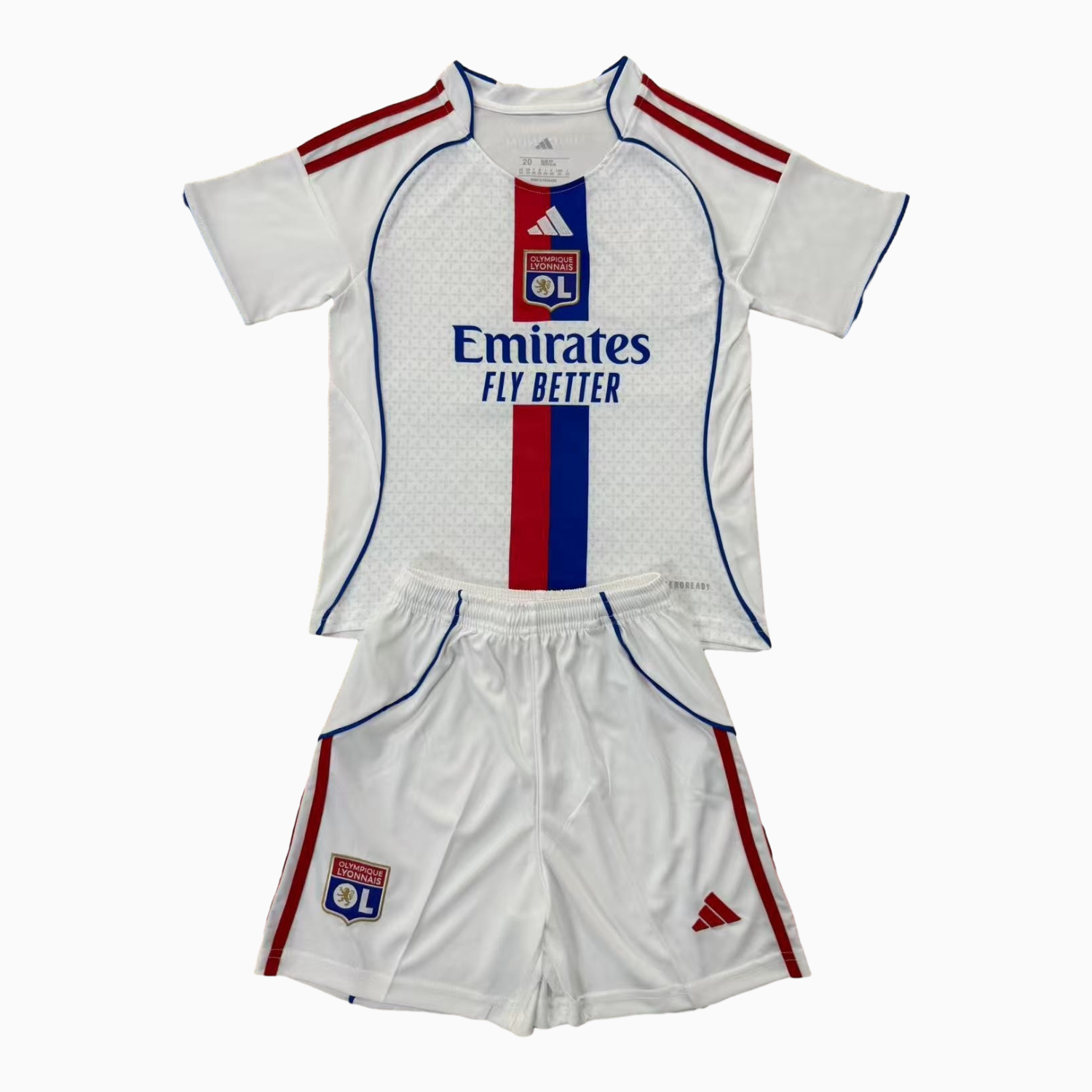 foot-Lyon 25-26 Home Men's Adult Jersey Set - Fans Version