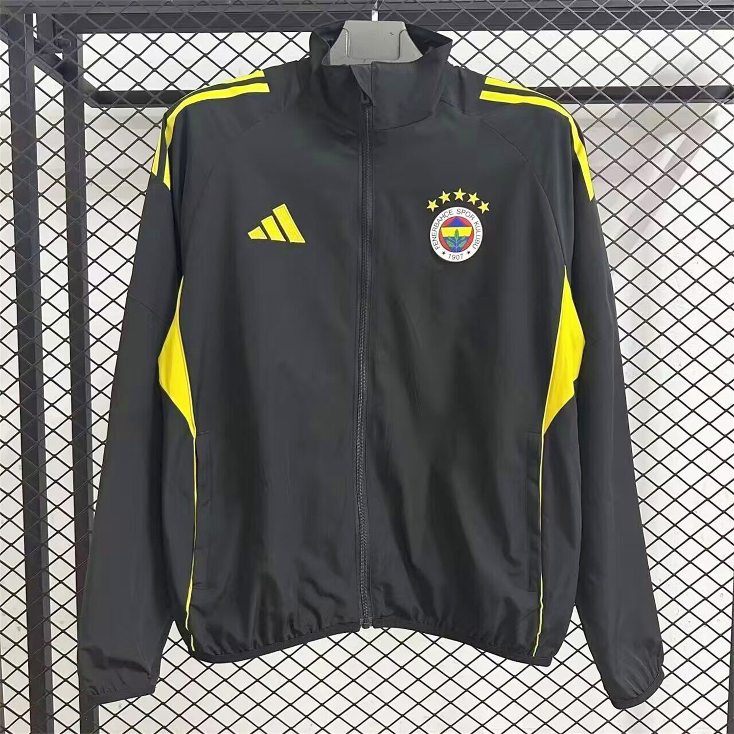 foot-Fenerbahce 25-26 Windbreaker Jacket - Black