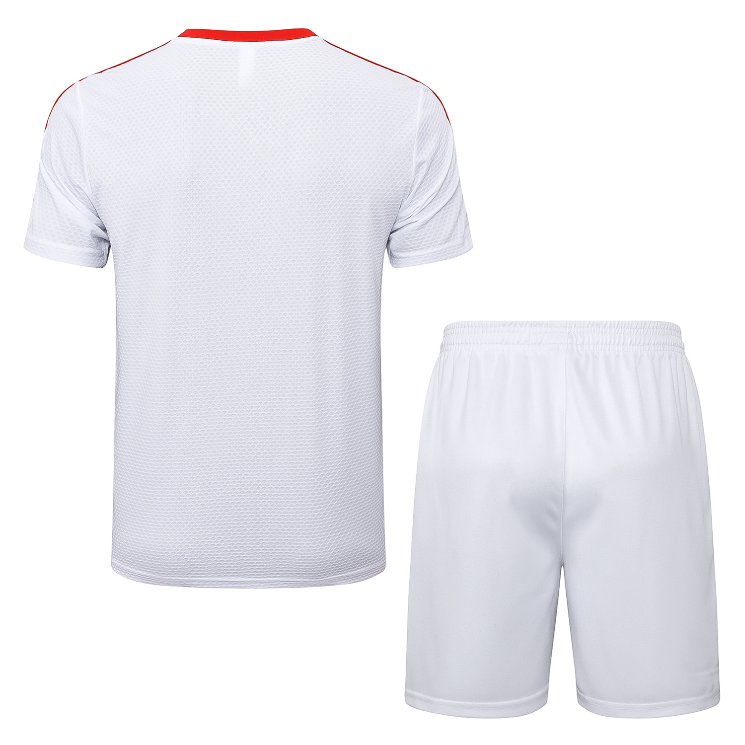 foot-Bayern Munich 2025 125th Anniversary Short-Sleeve Training Set - White Top and Shorts