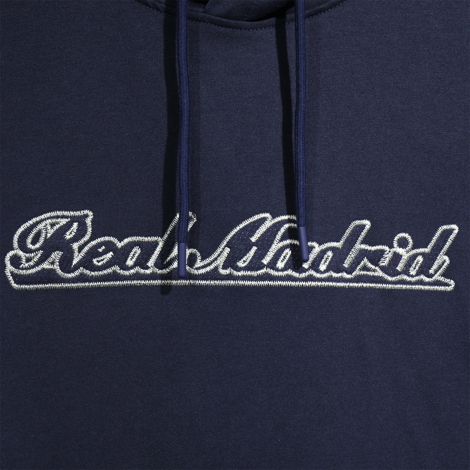 foot-Real Madrid 25-26 Pure Color Training Hoodie Set - Deep Blue Hoodie and Deep Blue Pants