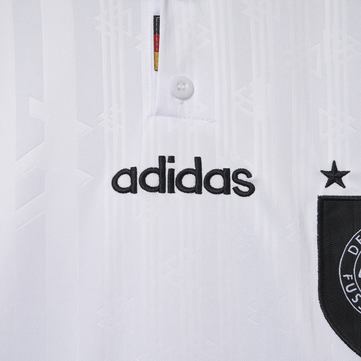 foot-Retro Germany 1996 Home Long Sleeves Jersey