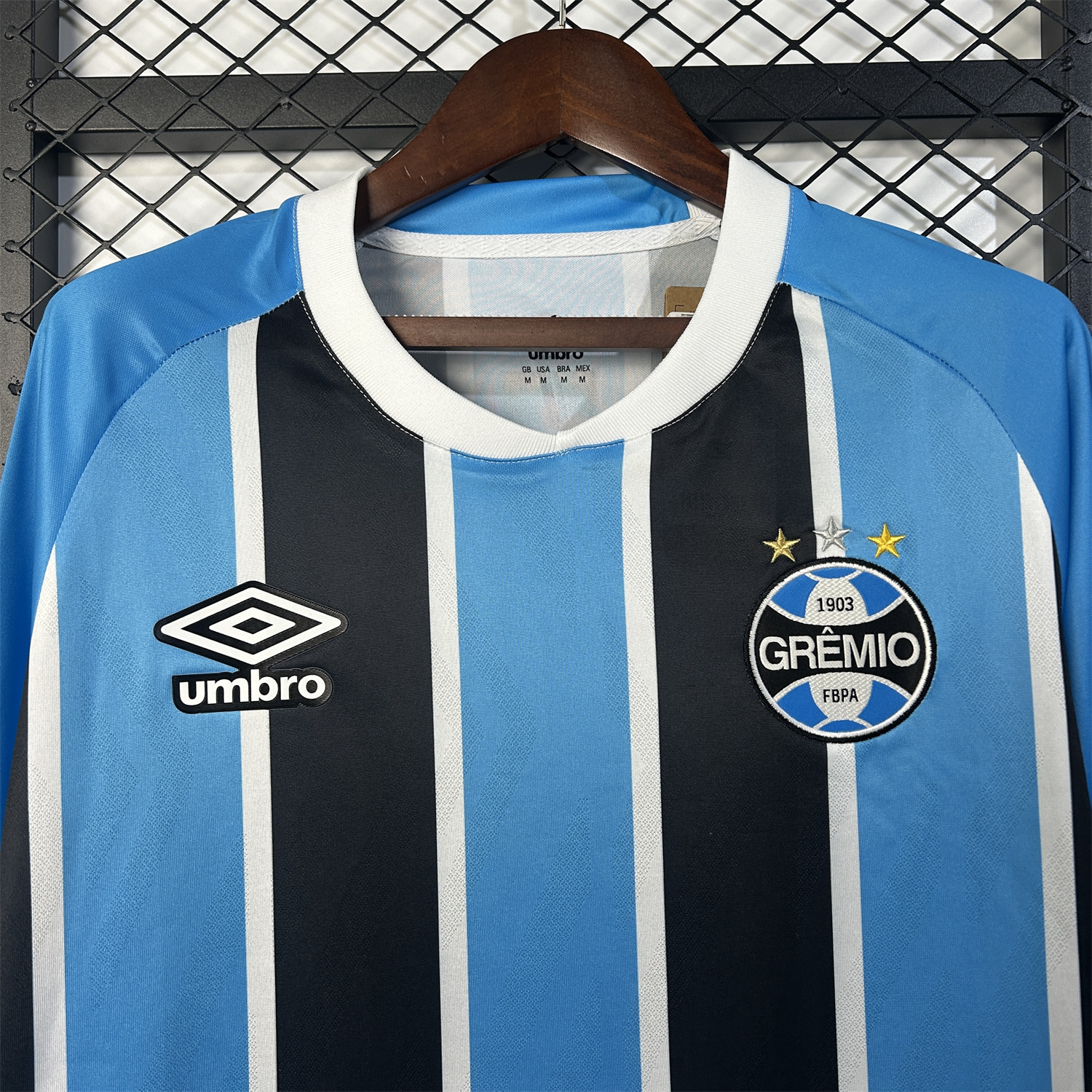 foot-Gremio 25-26 Home Unsponsored Long Sleeves Jersey - Fans Version