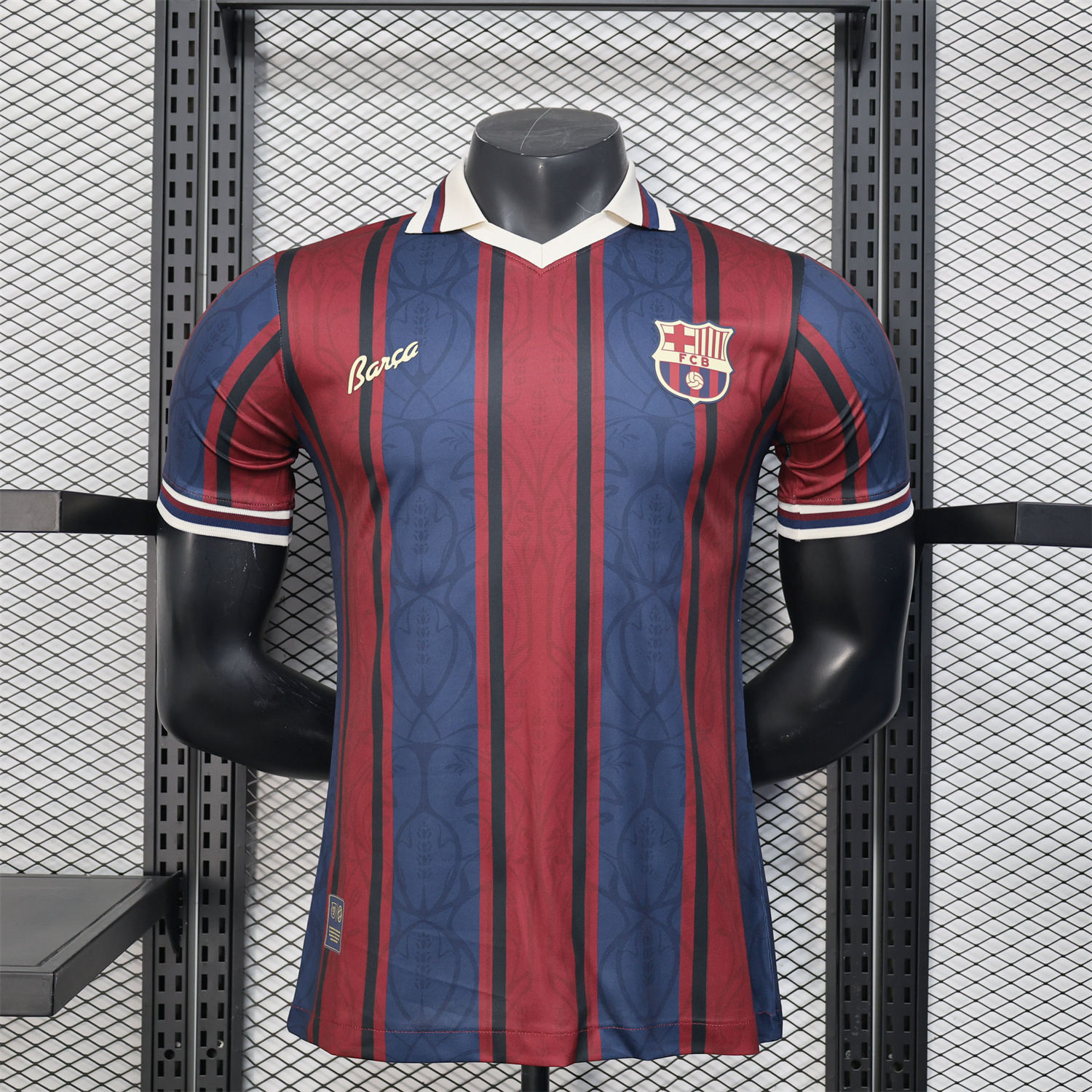 foot-Barcelona 25-26 125th Anniversary Retro Style Jersey - Player Version
