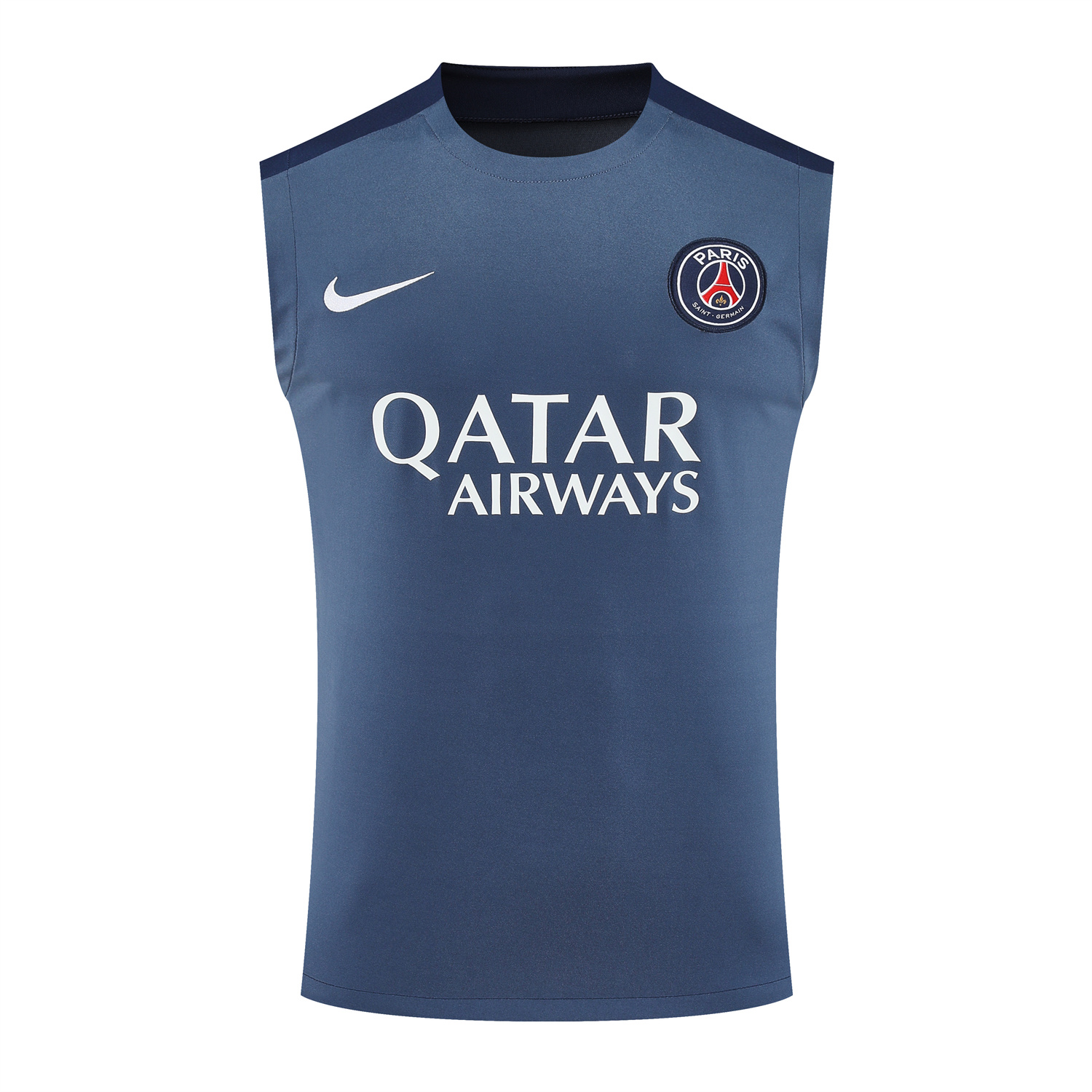 foot-Paris Saint-Germain PSG 25-26 Vest Training Set - Deep Blue Vest & Deep Blue Shorts