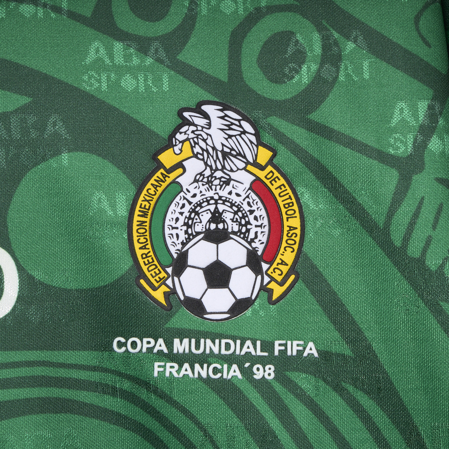 foot-Retro Mexico 1998 Home Jersey