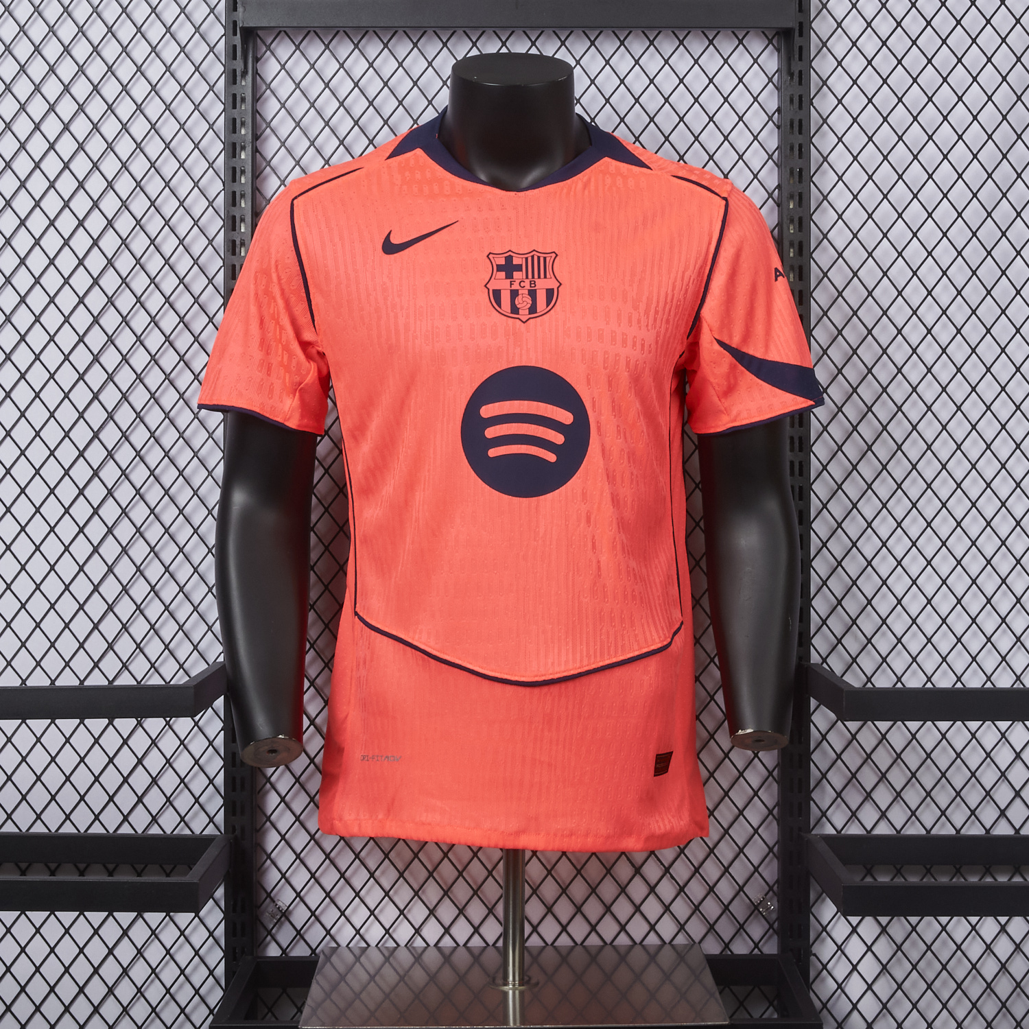 foot-Barcelona 25-26 Third Orange Jersey - Player Version