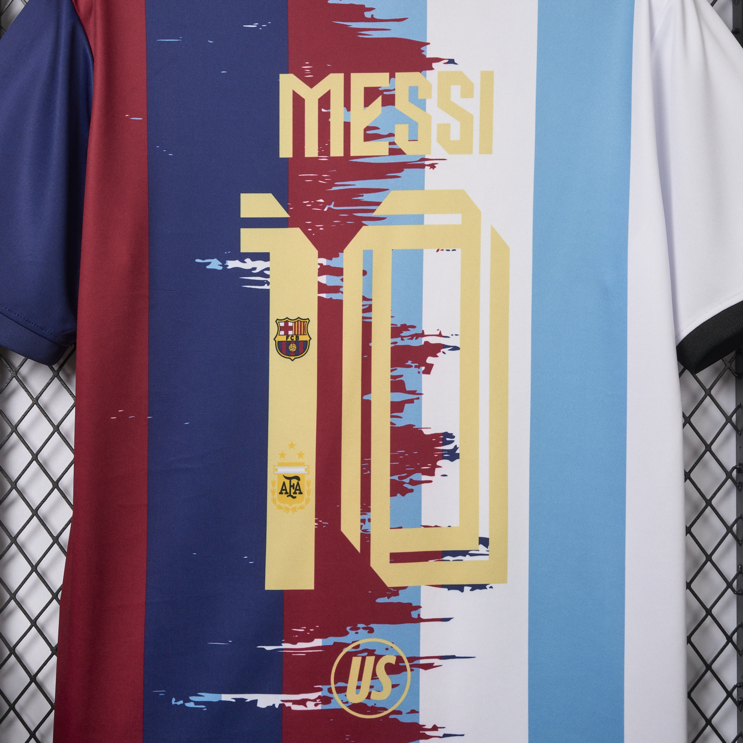 foot-Messi Argentina & Barcelona Special Jersey - Fans Version