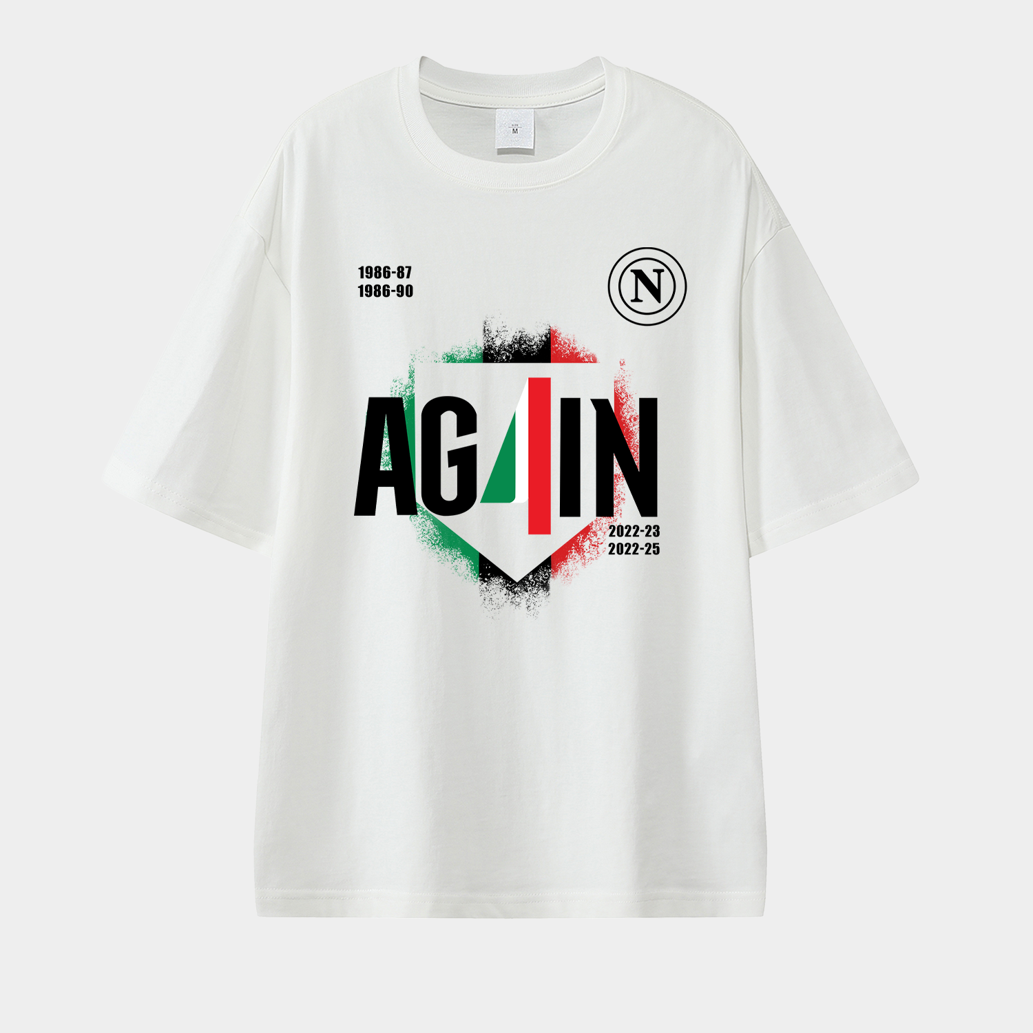 foot-Napoli AG4IN 2025 Unisex Pure Cotton T-shirt