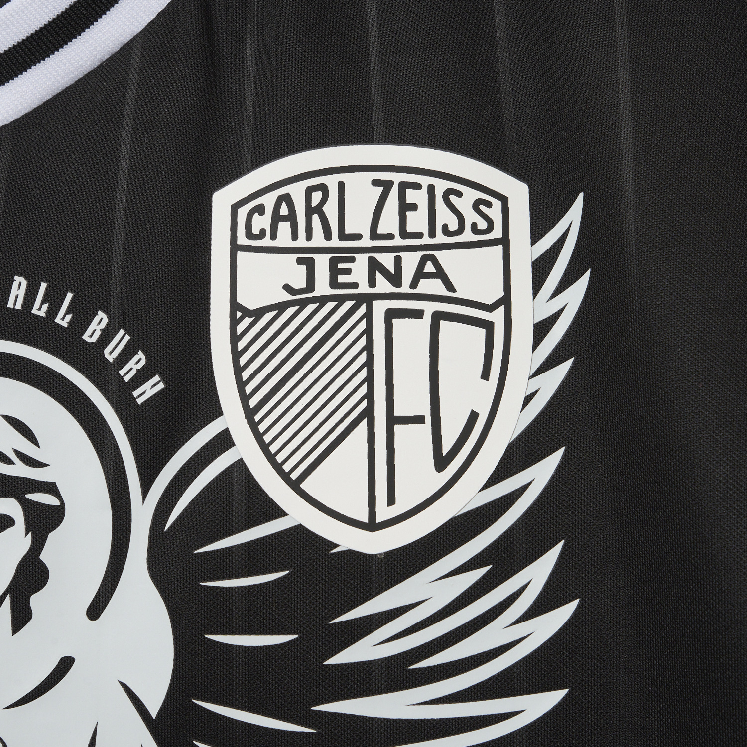 foot-Carl Zeiss Jena 24-25 Black Pre-Match Special Jersey - Fans Version