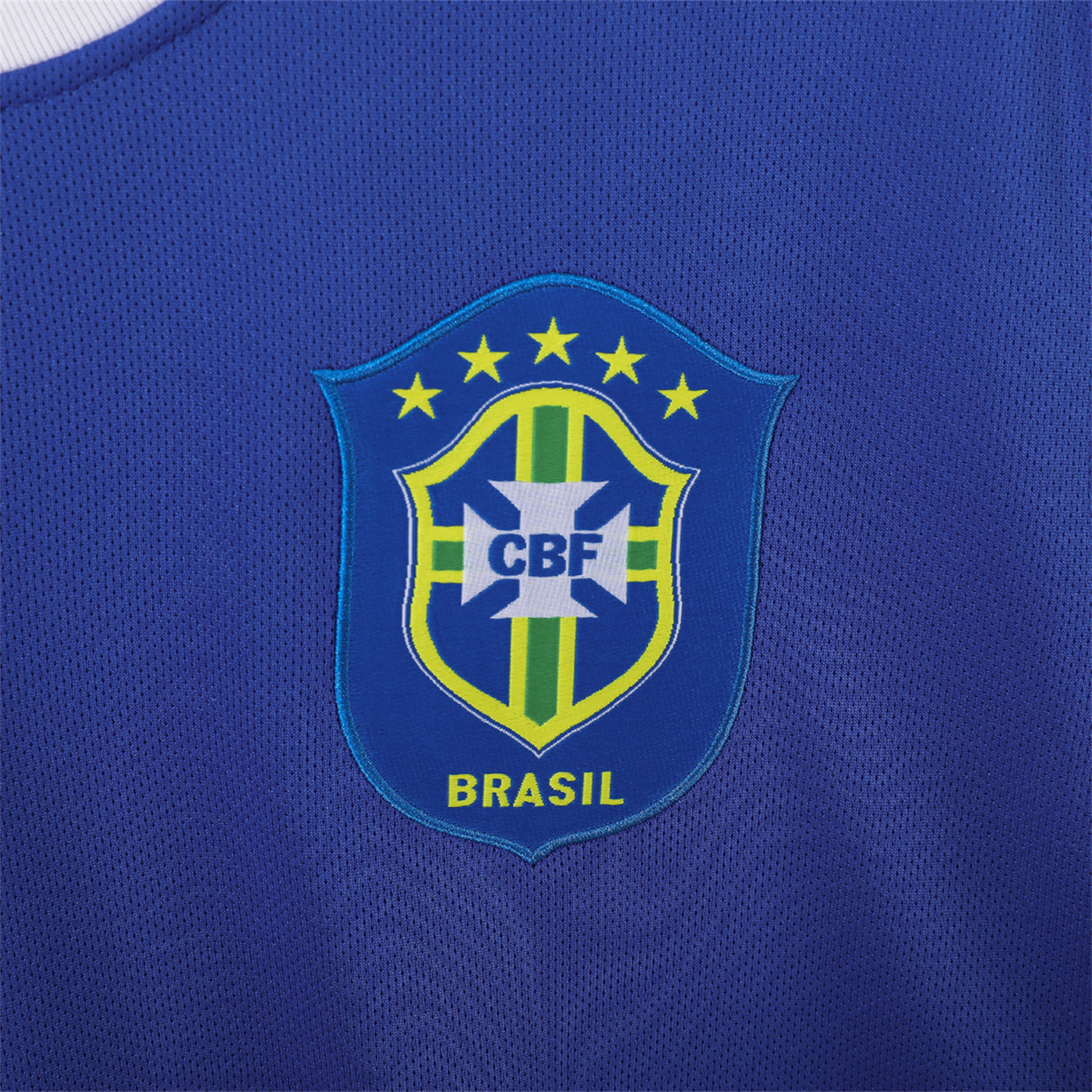foot-Retro Brazil 2006 Away Blue Jersey