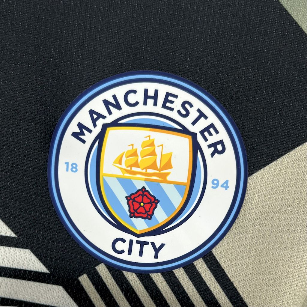 ManixJersey.com | Manchester City 24-25 Black and Yellow Fan-designed Special Edition Jersey - Fans Version -Customize Name, Number and Patch | Worldwide Shipping