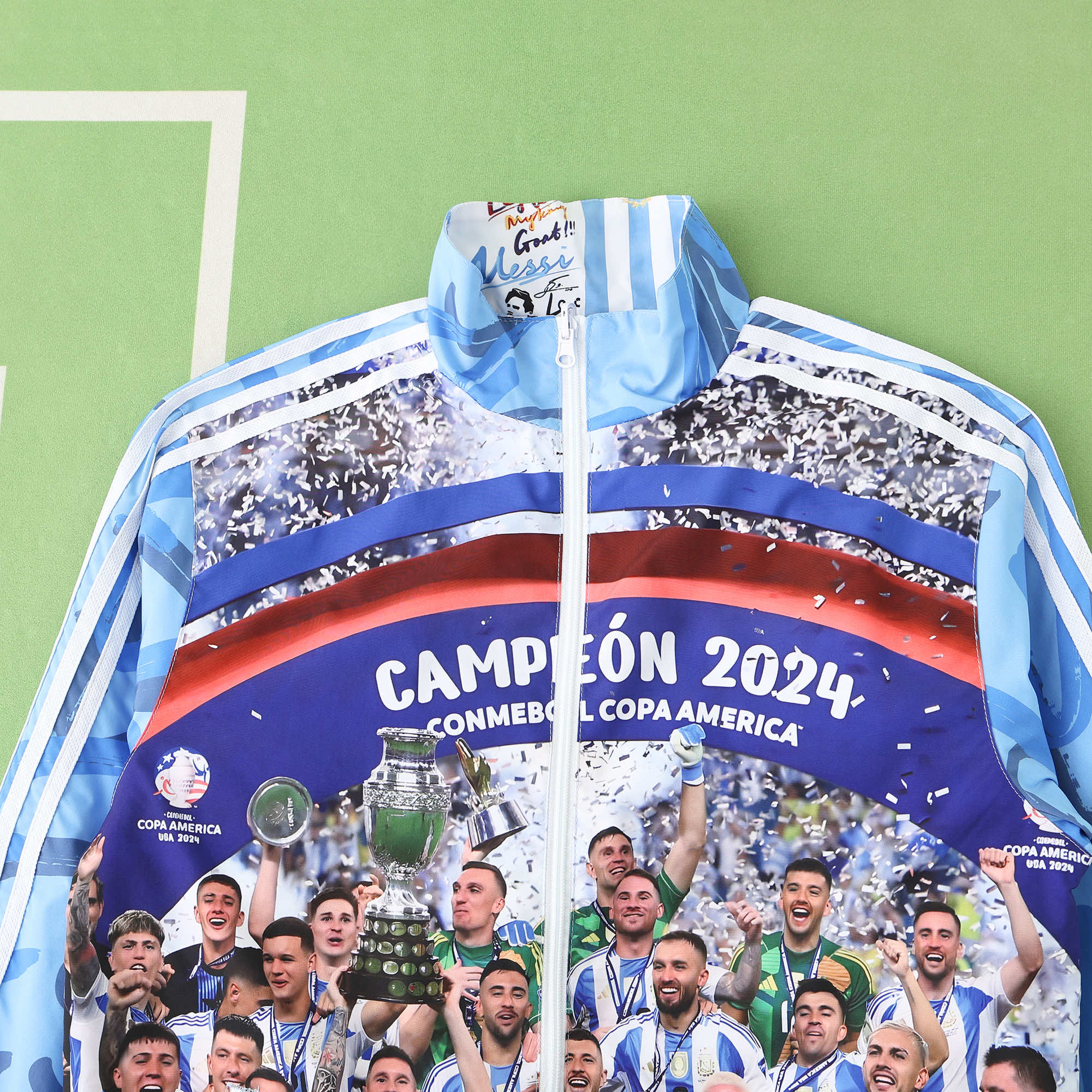 foot-Argentina 24-25 Blue Double Sided Reversible Windbreaker - 2024 Copa America Championship