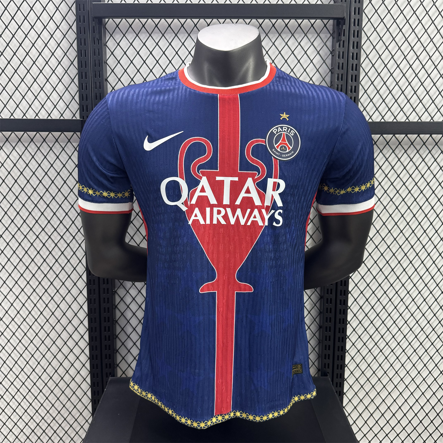 foot-Paris Saint-Germain PSG 25-26 Red Trophy Special Edition Jersey With Star - Player Version
