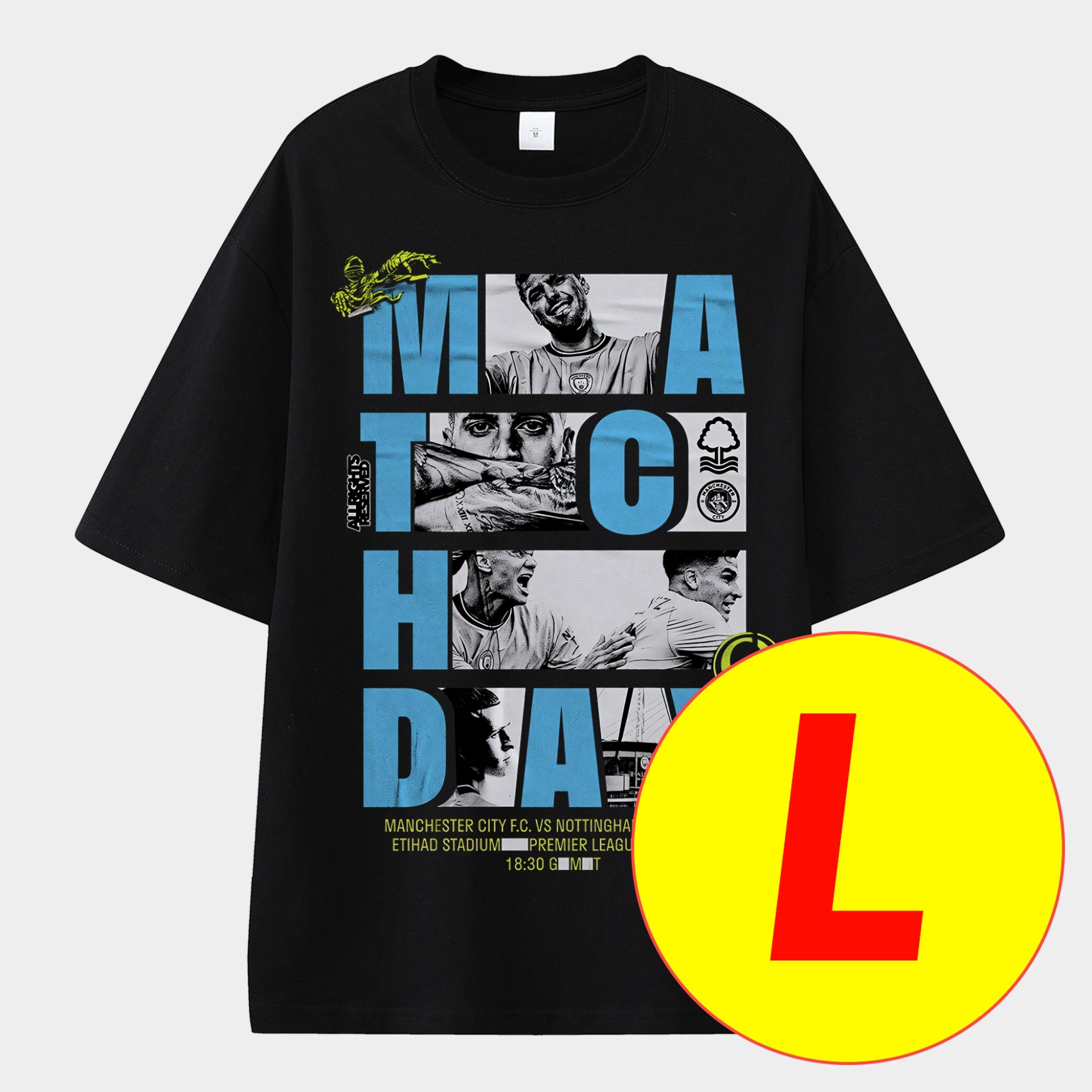 foot-Manchester City Highlights Of The Decade Unisex Pure Cotton T-shirt