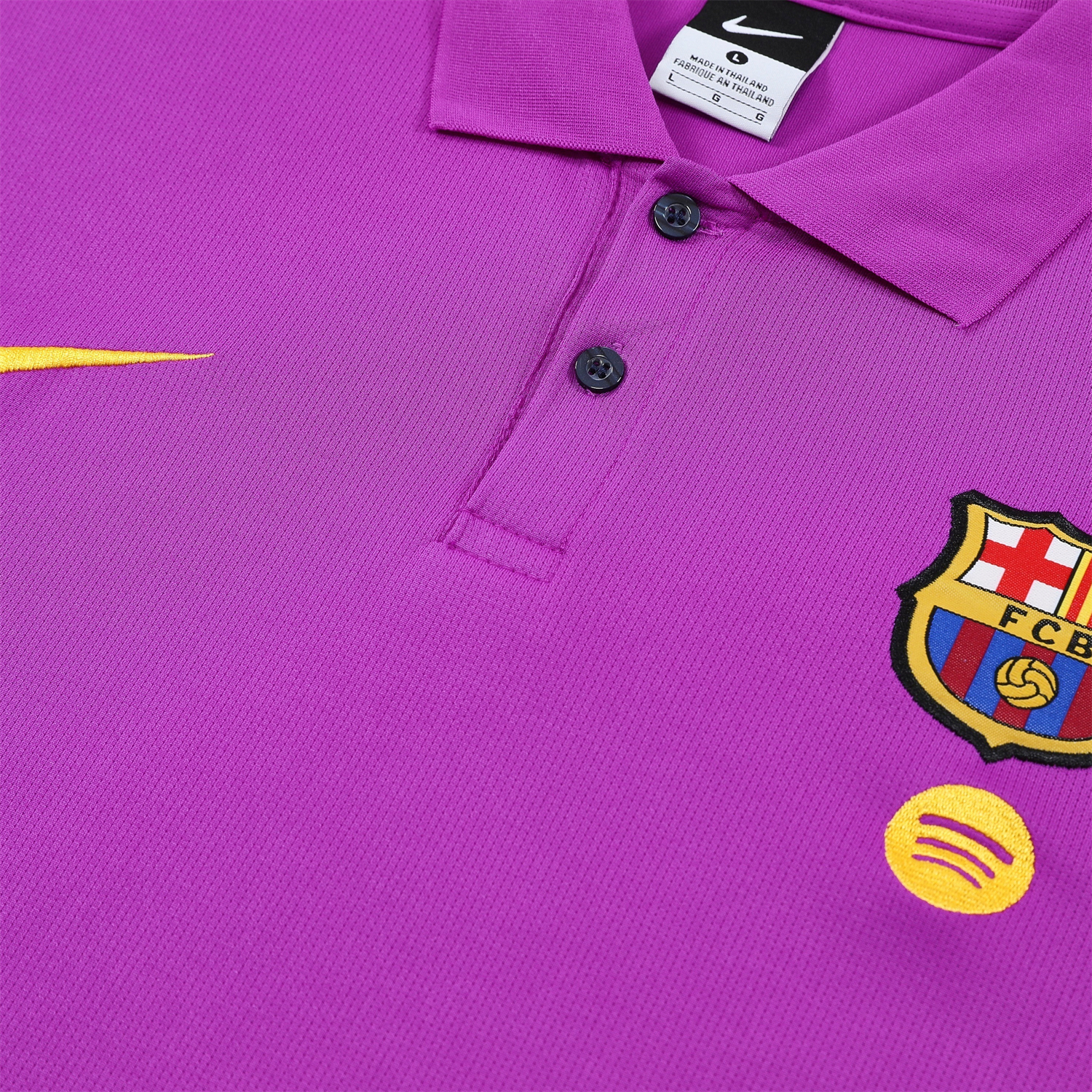 Unitedfootballkit.com | Barcelona 25-26 POLO Short-Sleeve Training Set - Purple Top and Dark Blue Pants -Customize Name, Number and Patch | Worldwide Shipping