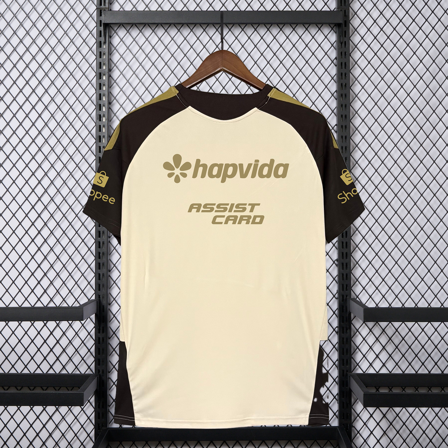 SIUjerseys-Flamengo 25-26 Cream Black Special Jersey With All Sponsors - Fans Version