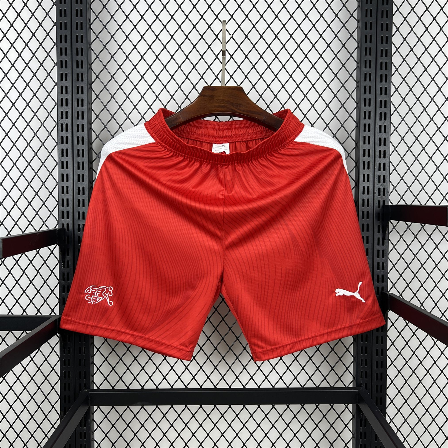 Funinjersey-Switzerland 2026 Home Red Shorts - Fans Version
