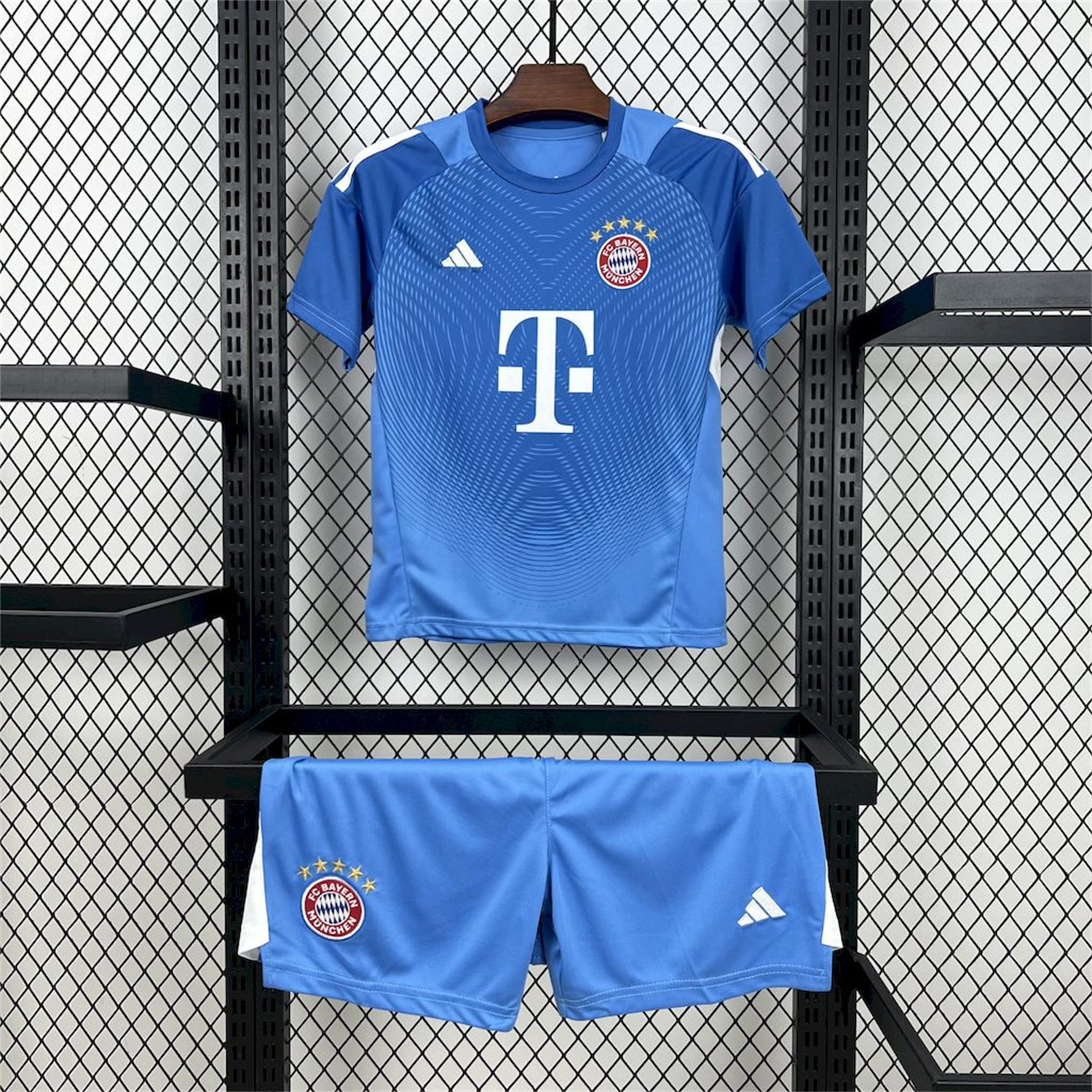 foot-Bayern Munich 25-26 Blue Goalkeeper Kids Kit