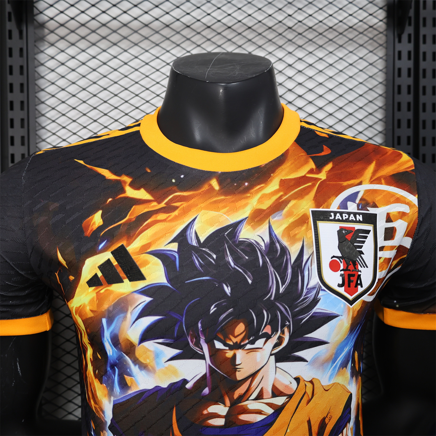 foot-Japan 25-26 Goku Fighting Form Black Special Jersey - Player Version