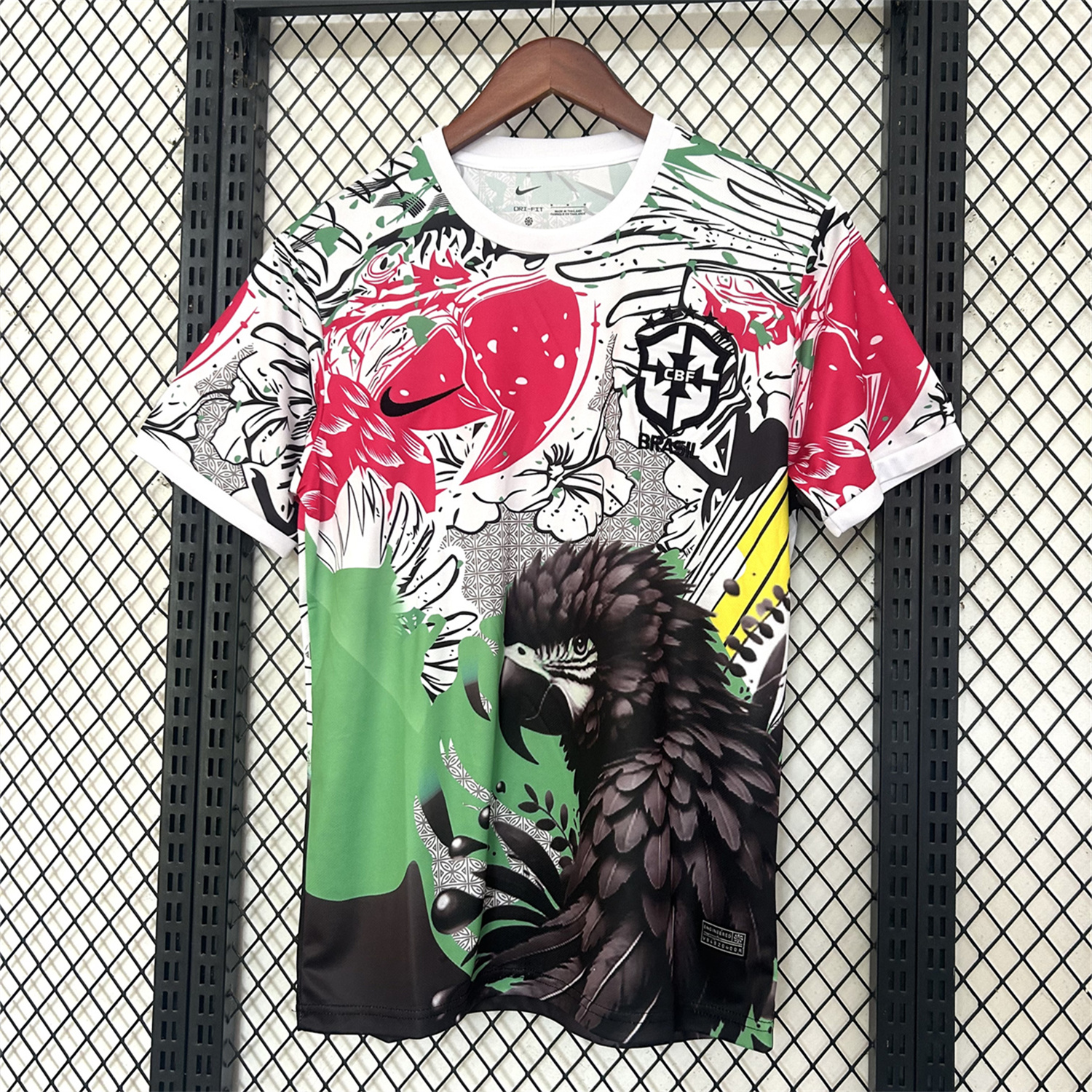 ManixJersey.com | Brazil 2025 Black Macaw Special Jersey - Fans Version -Customize Name, Number and Patch | Worldwide Shipping