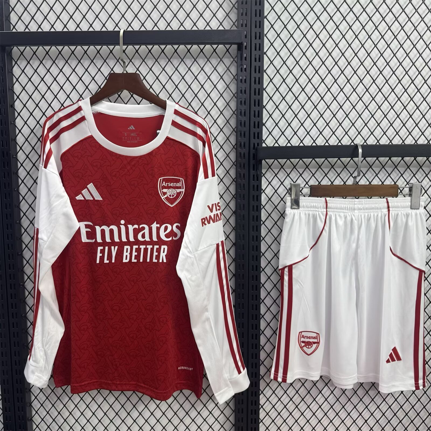 foot-Arsenal 25-26 Home Long Sleeves Kids Kit