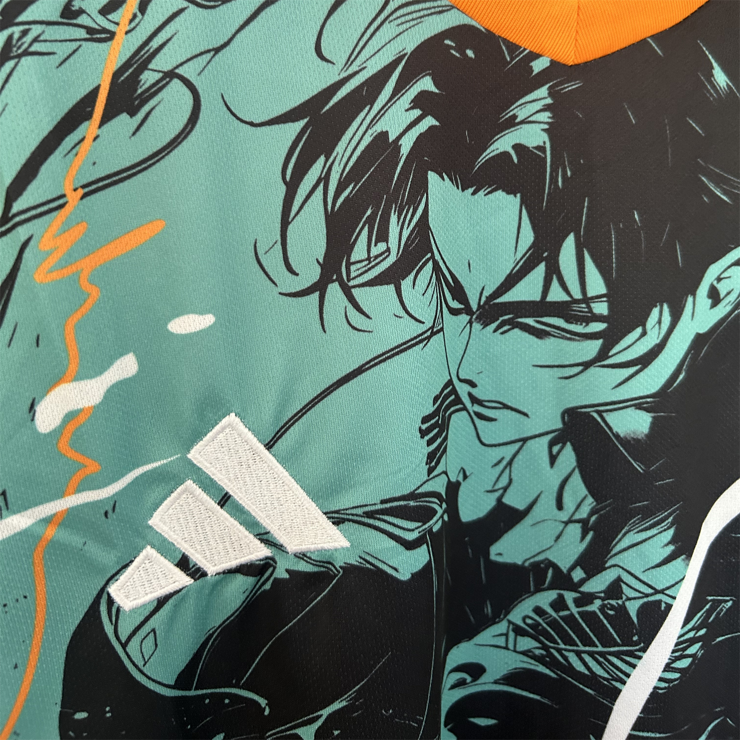 foot-Japan 25-26 Levi Ackerman Green Special Jersey - Fans Version