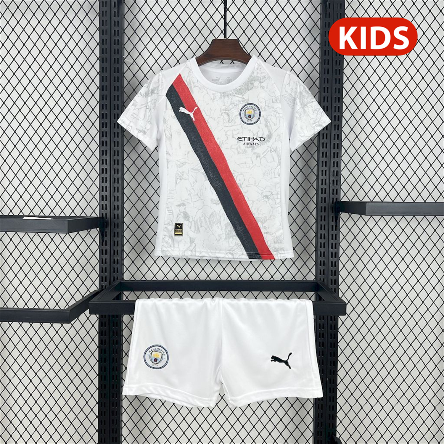 foot-Manchester City 25-26 Away Kids Kit