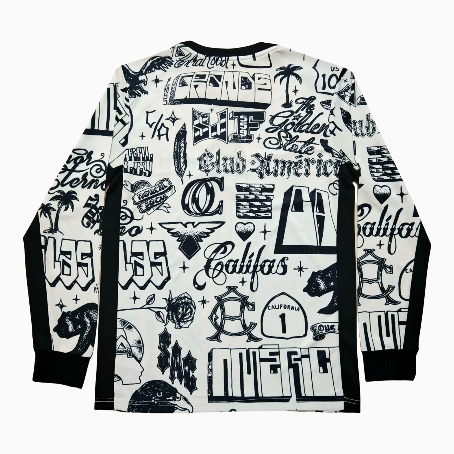 ManixJersey.com | Club América 24-25 Pre-match 2 White Training Long Sleeves Jersey - Fans Version -Customize Name, Number and Patch | Worldwide Shipping