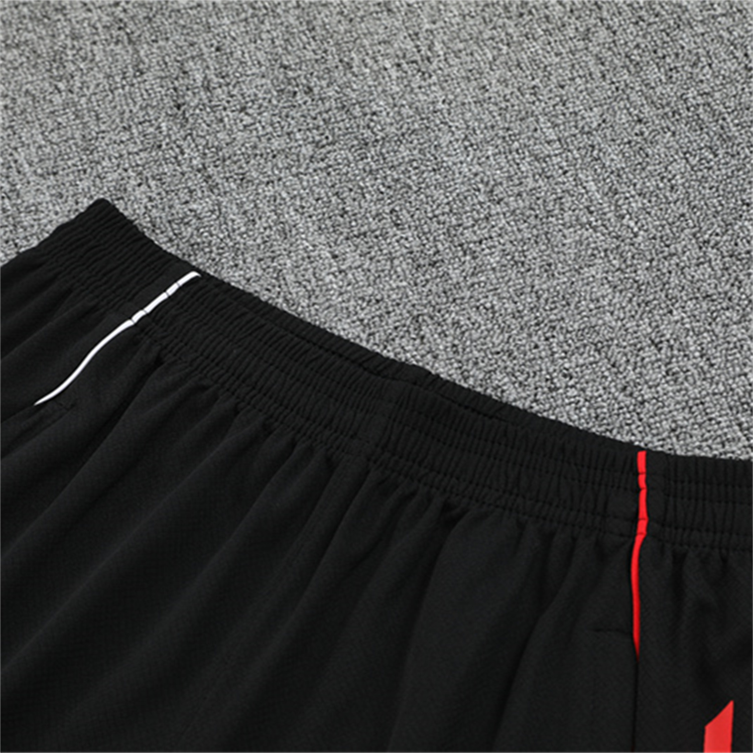 foot-Ajax 25-26 Kids Short-Sleeve Training Set - Black Top and Black Shorts