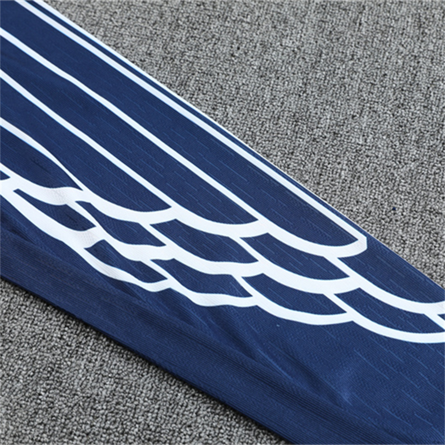 foot-Paris Saint-Germain PSG 25-26 Kids Long Sleeve Training Set - JD White Wing Royal Blue Top and Pants